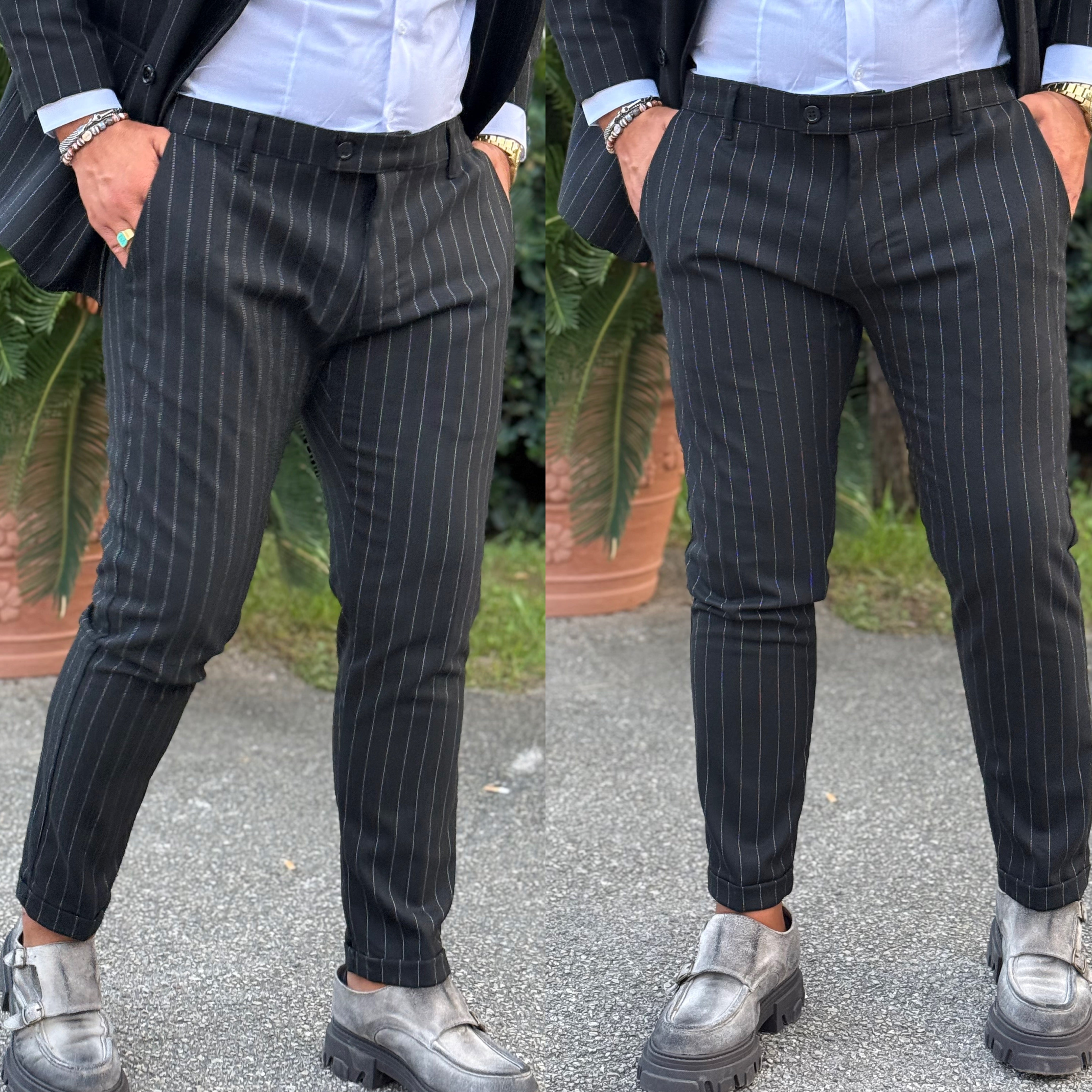 Abito gessato doppiopetto Madrid