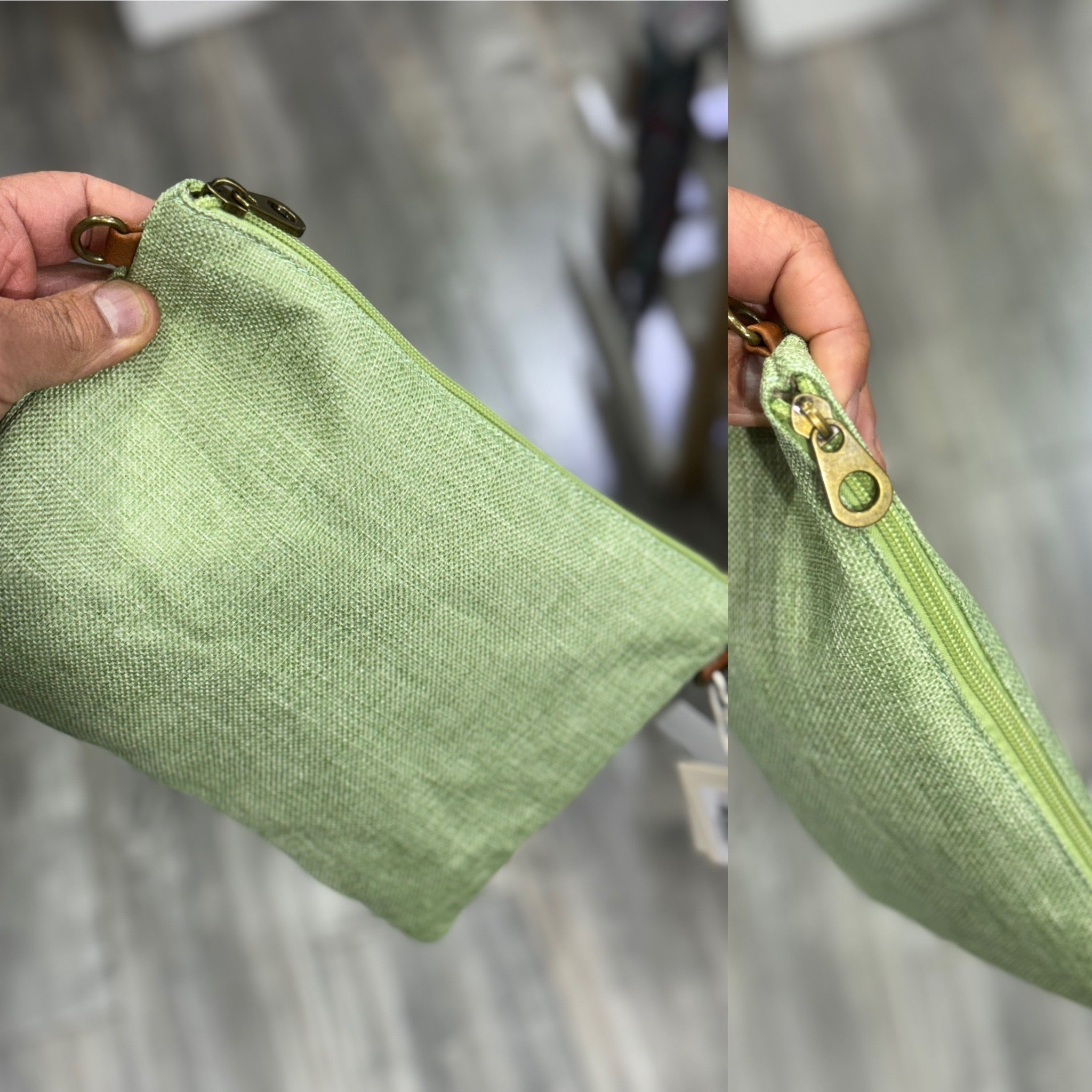 Pochette uomo zip e borsa tracolla
