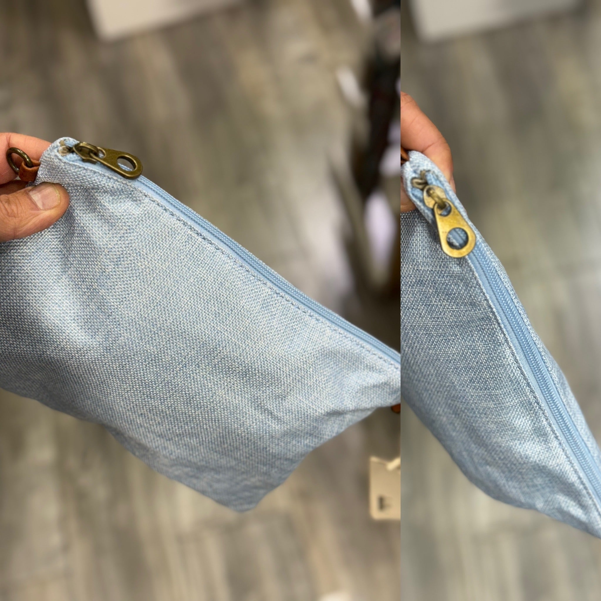 Pochette uomo zip e borsa tracolla
