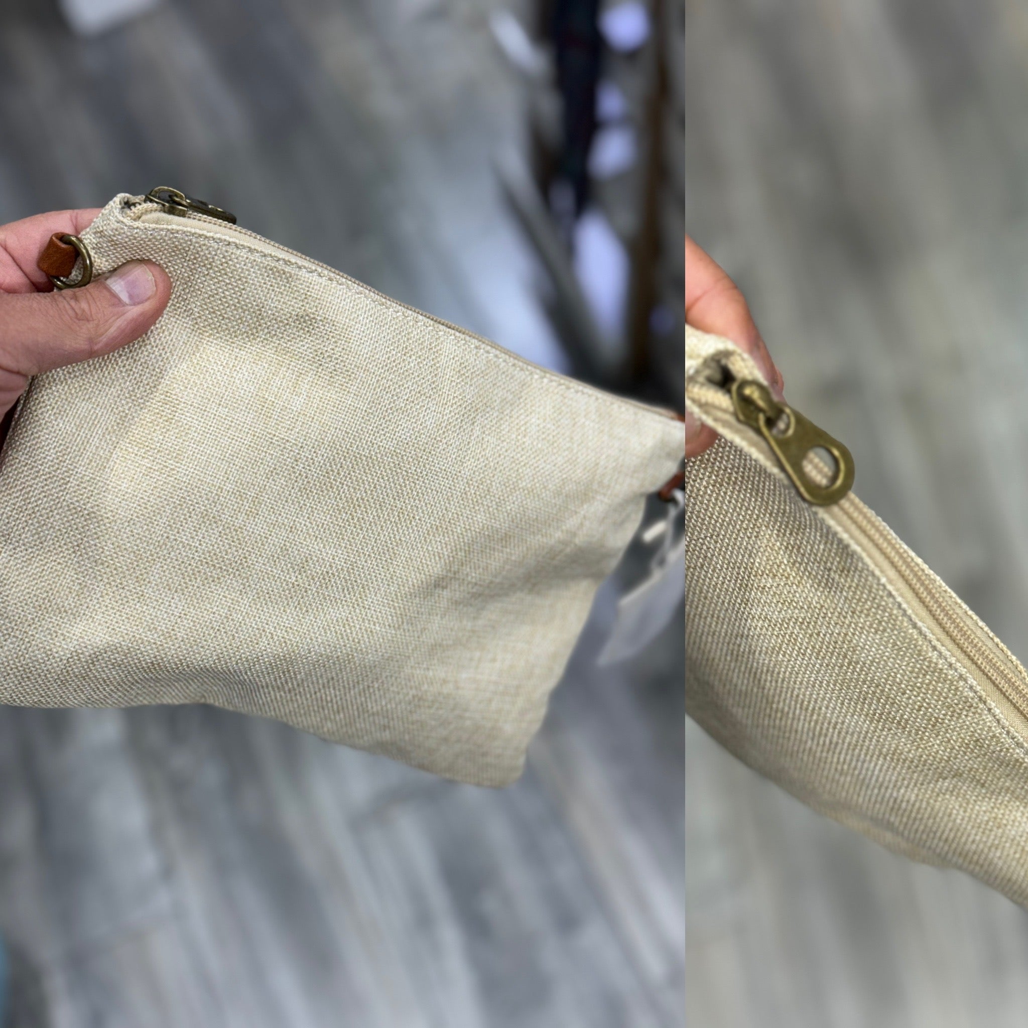 Pochette uomo zip e borsa tracolla