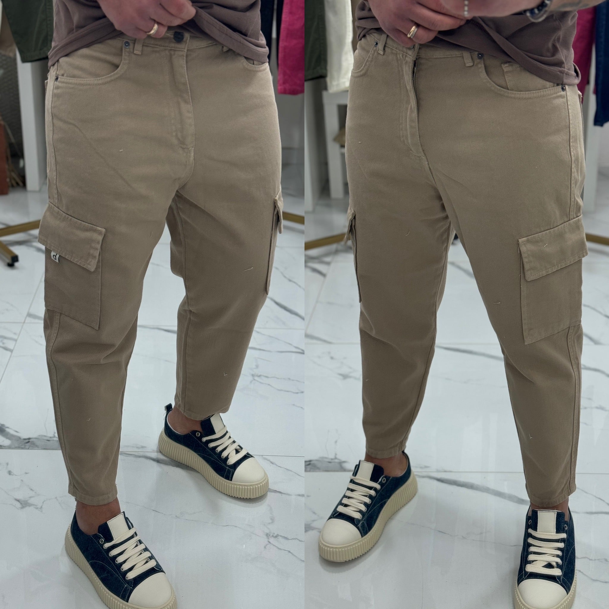 Jeans cargo modello Capri Boston