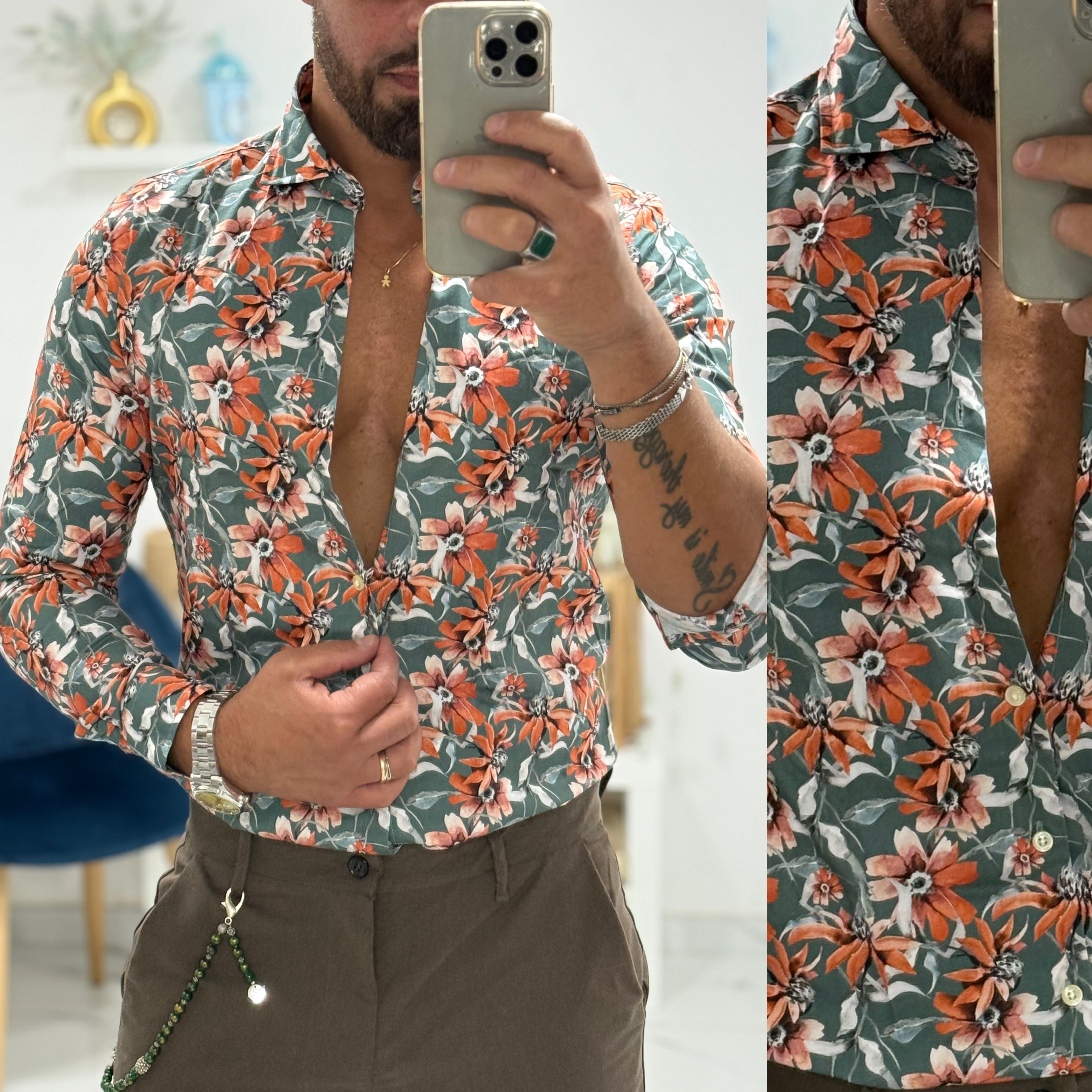 Combo pantalone e camicia Floreal