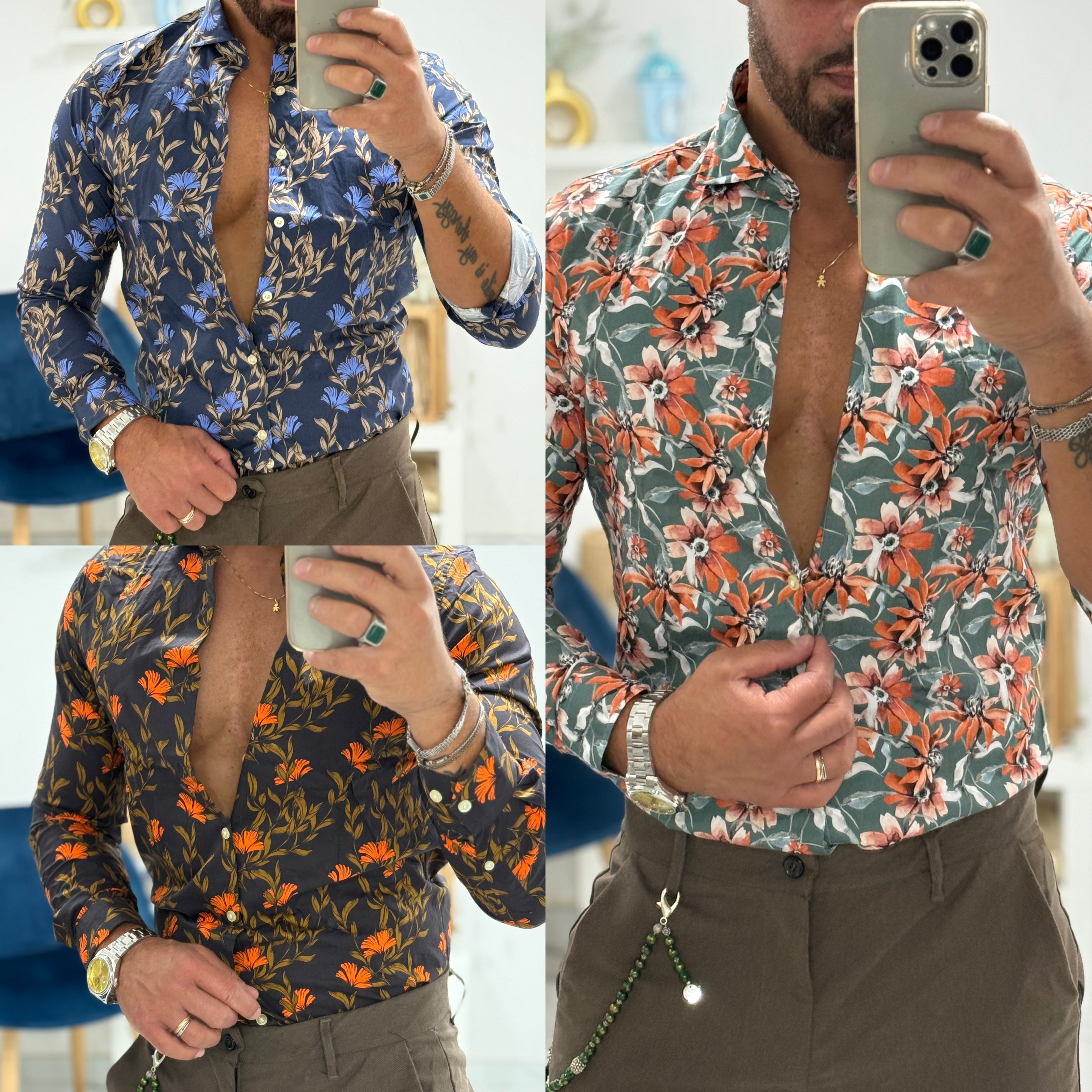 Combo pantalone e camicia Floreal