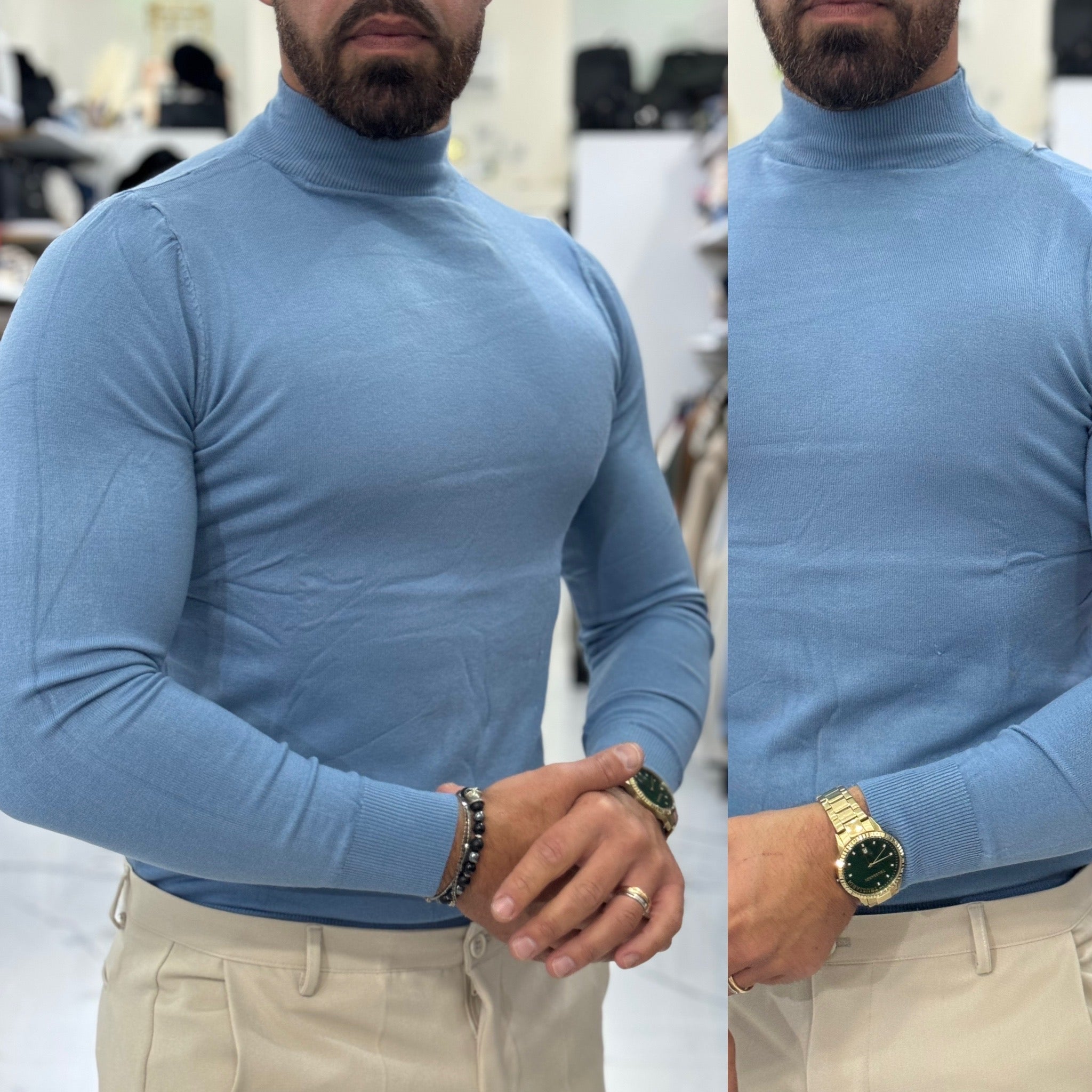 Maglione mezzocollo dolcevita Canada