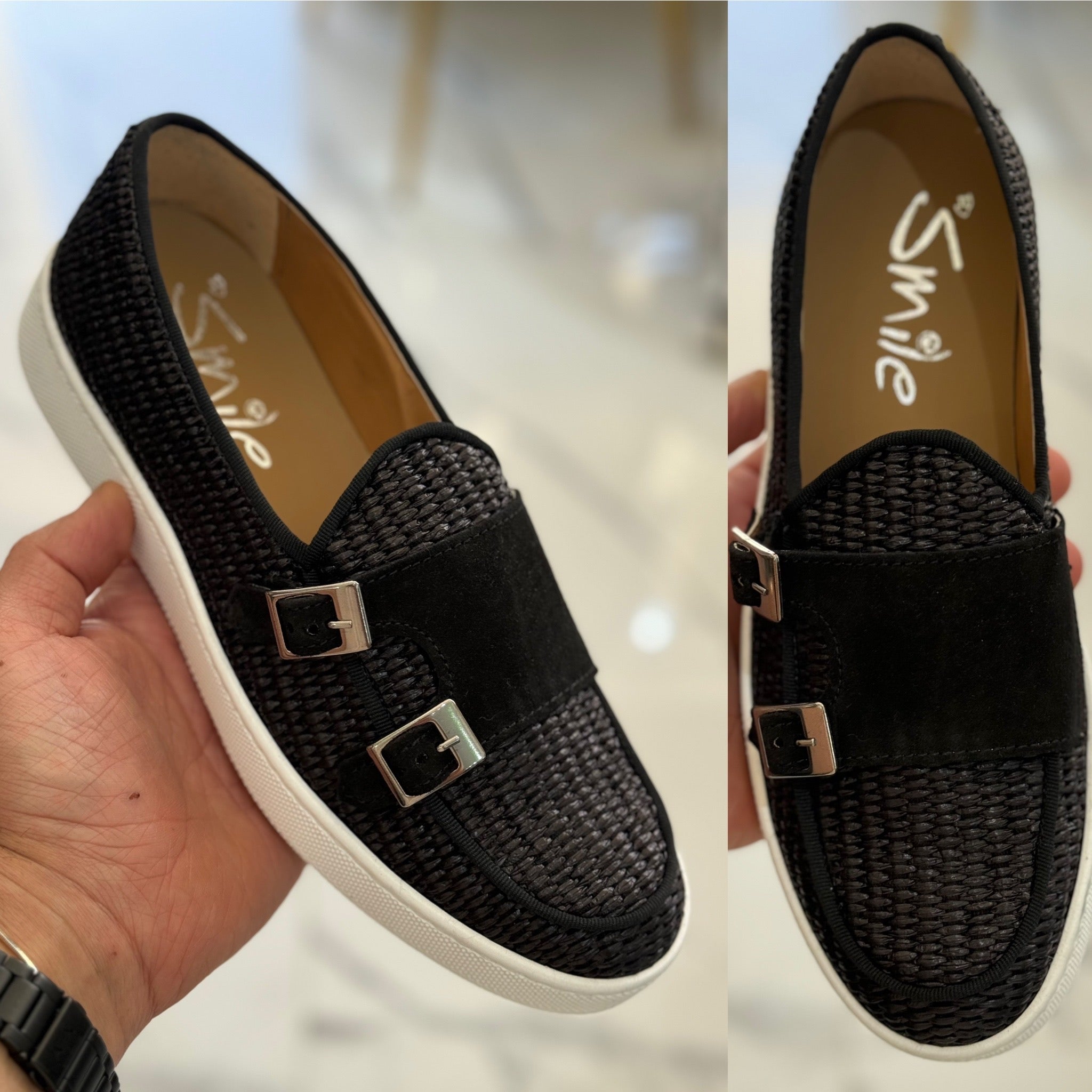 Scarpe mocassino doppia fibia sneakers Ddsmile limited