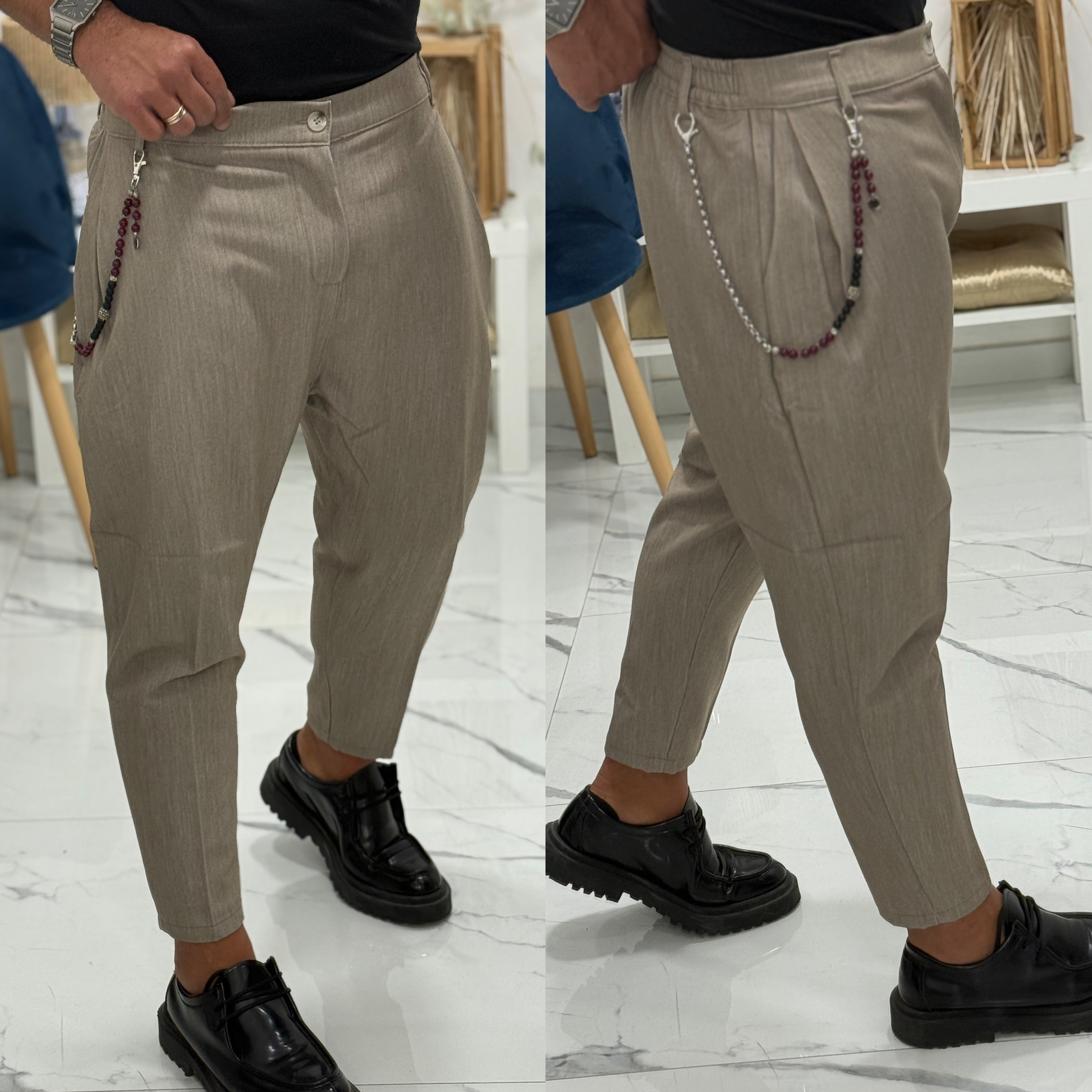 Pantalone Capri tasca America Adon