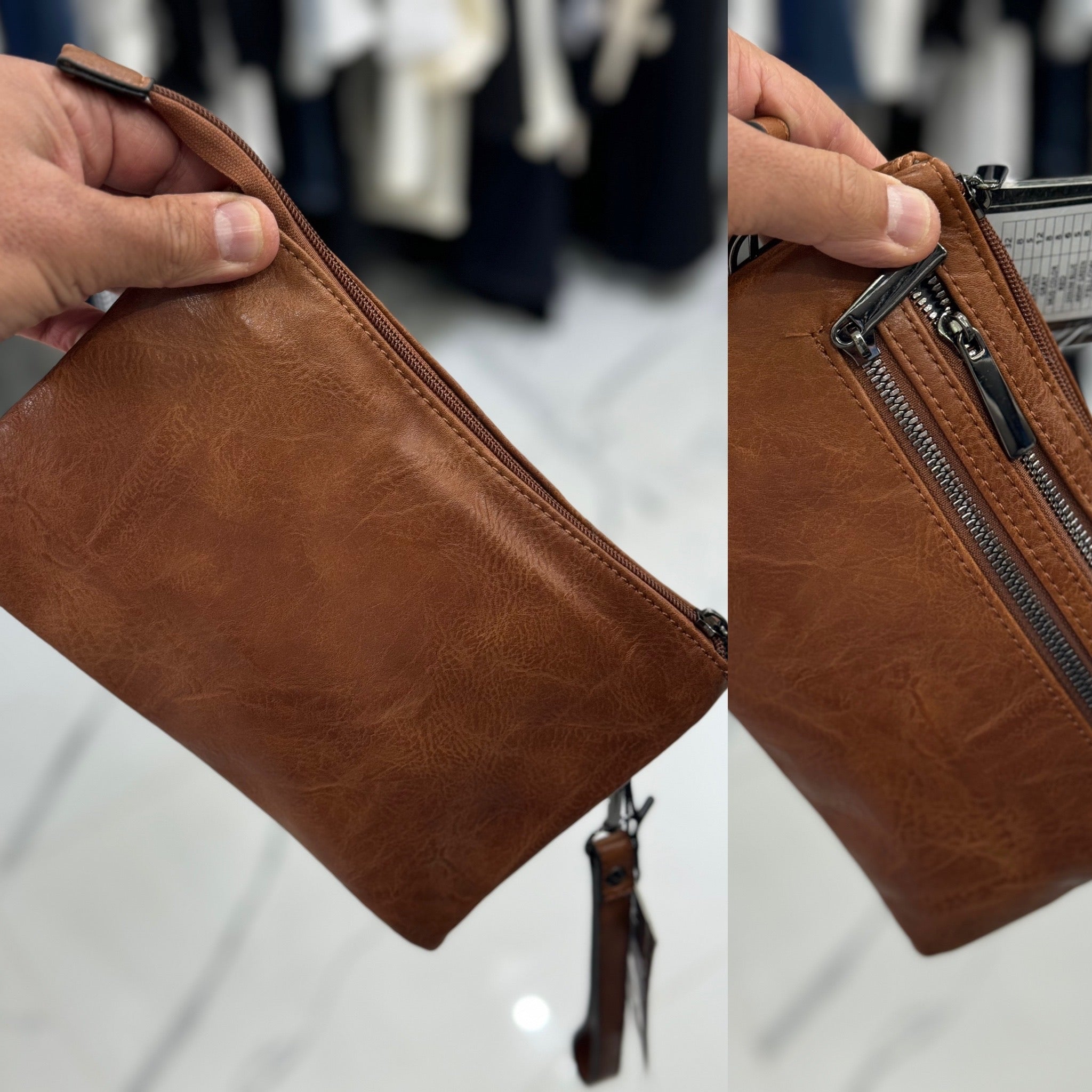 Pochette in pelle borsa Firenze