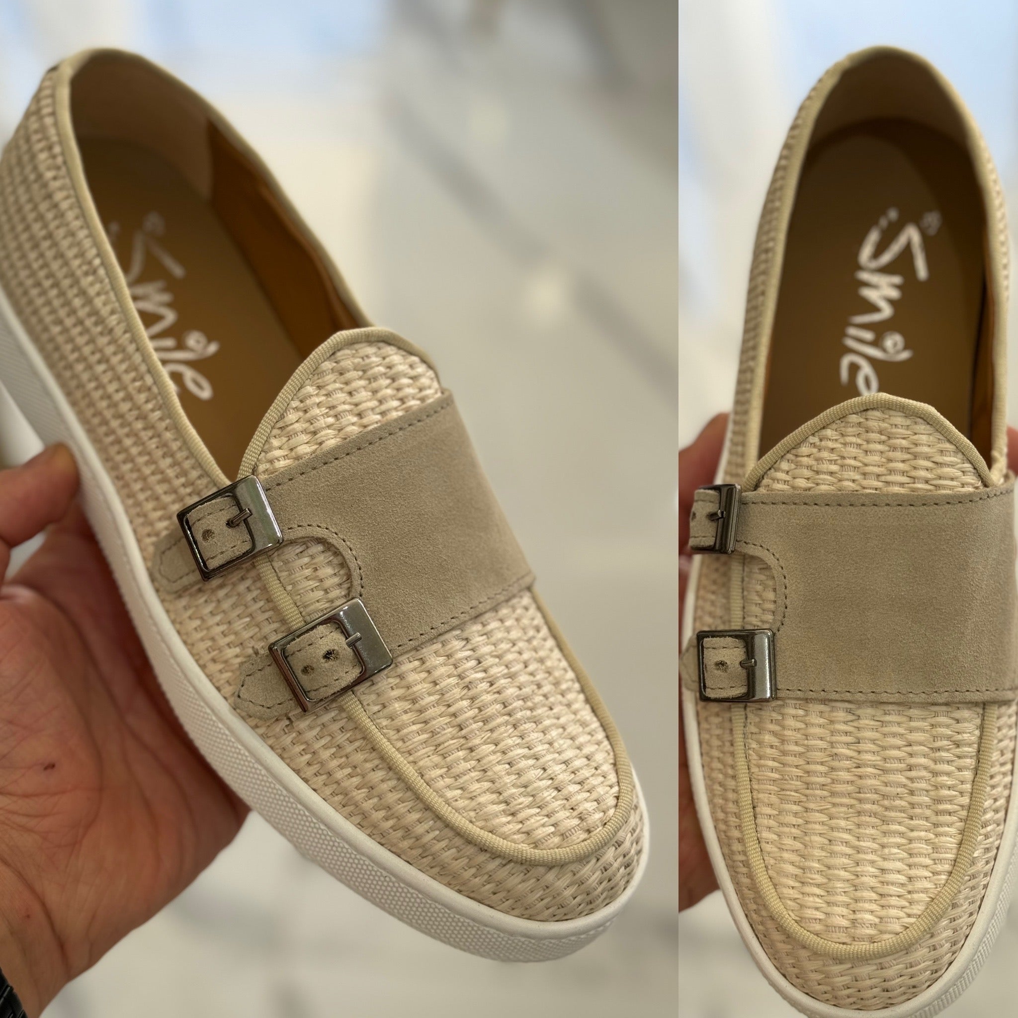 Scarpe mocassino doppia fibia sneakers Ddsmile limited