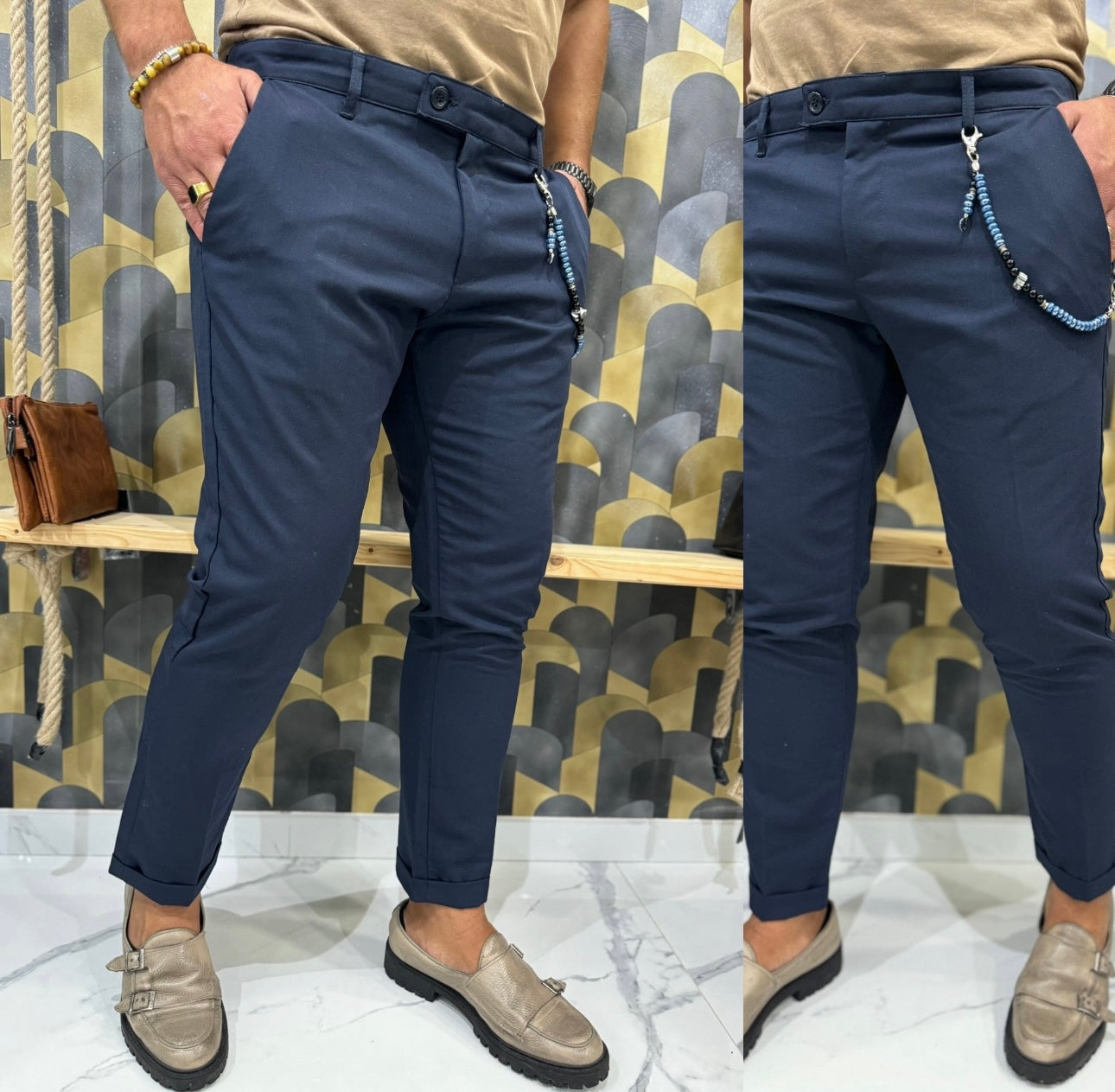 Pantalone con catenina Capri Milan