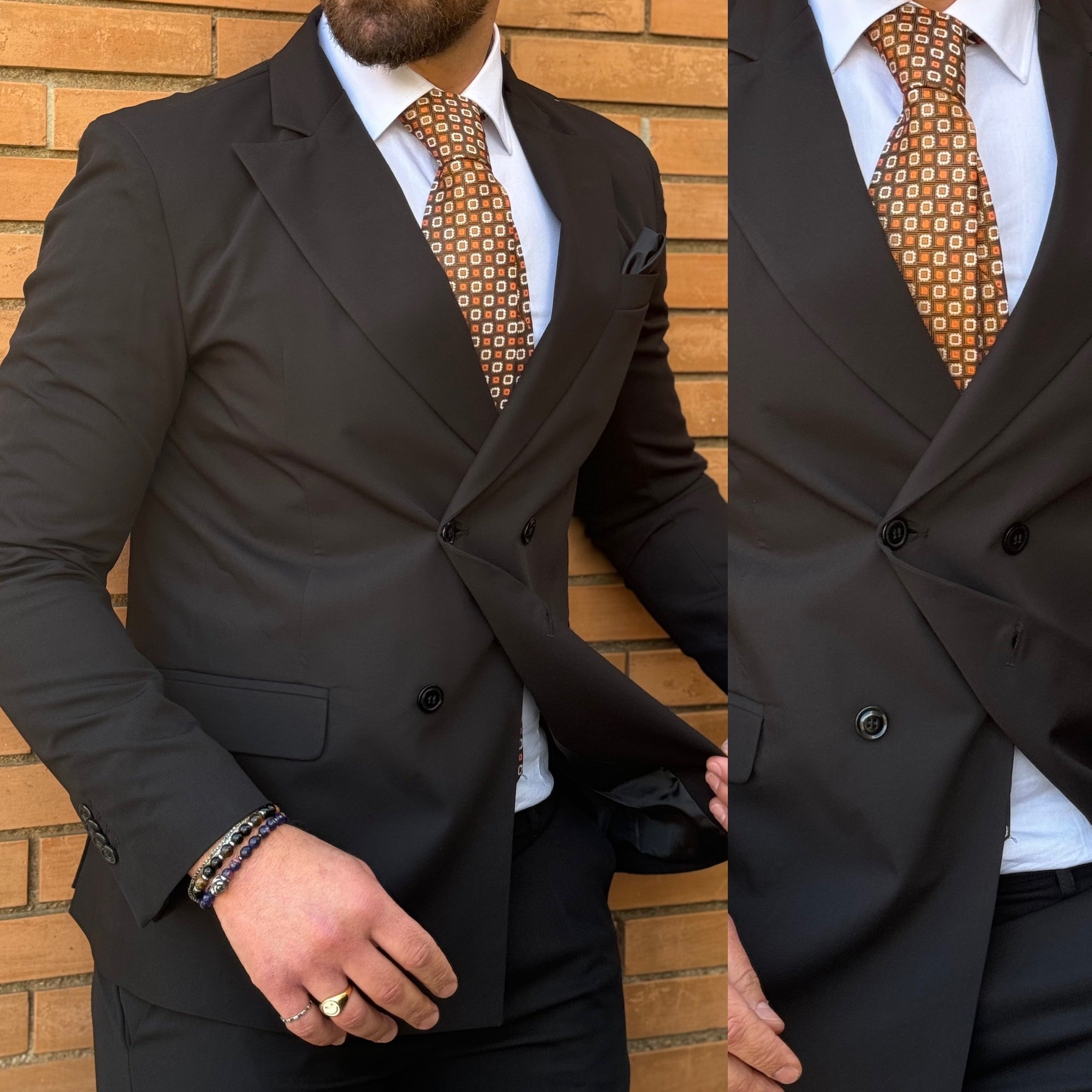 Abito doppiopetto sartoriale Positano