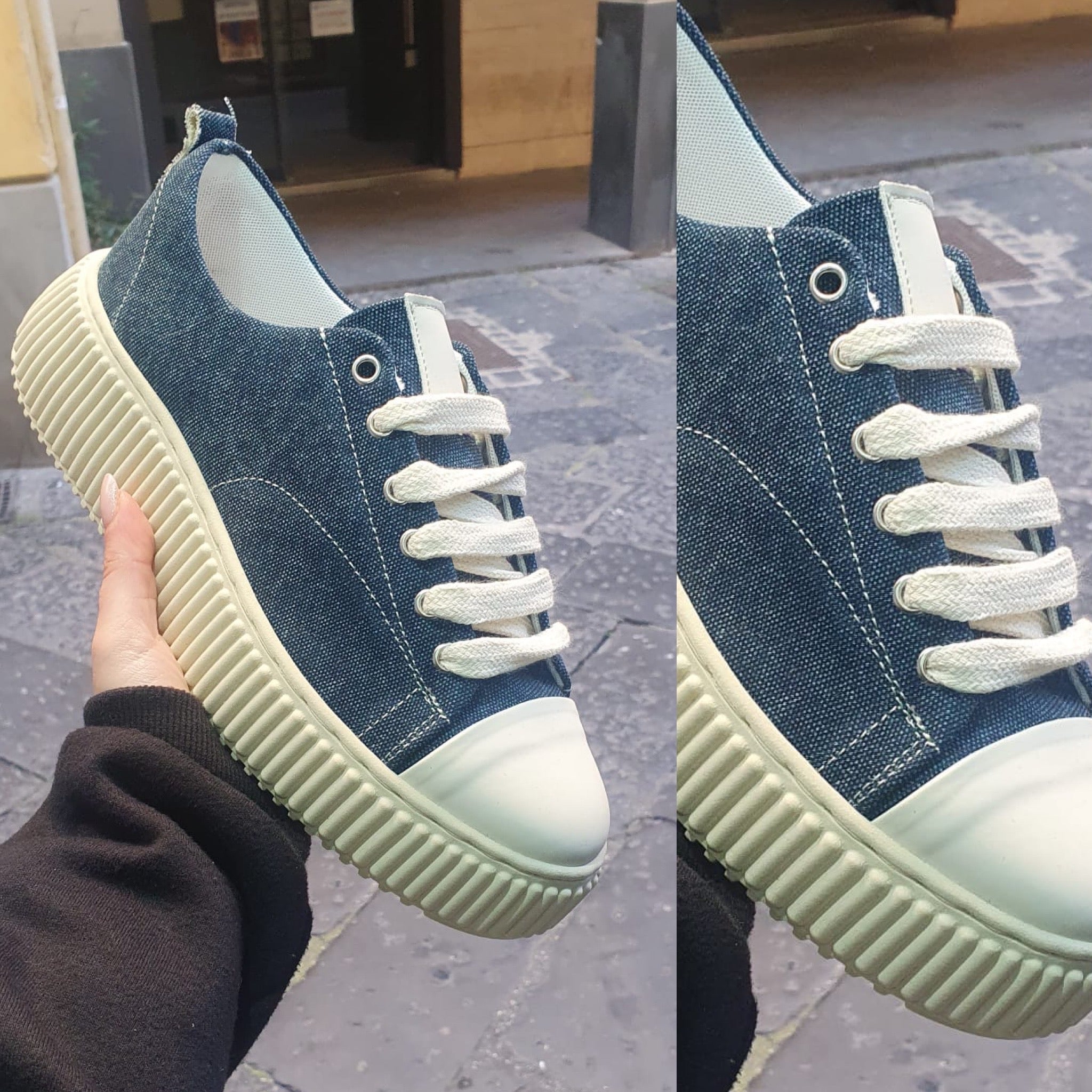 Sneakers limited di jeans Scarpe London