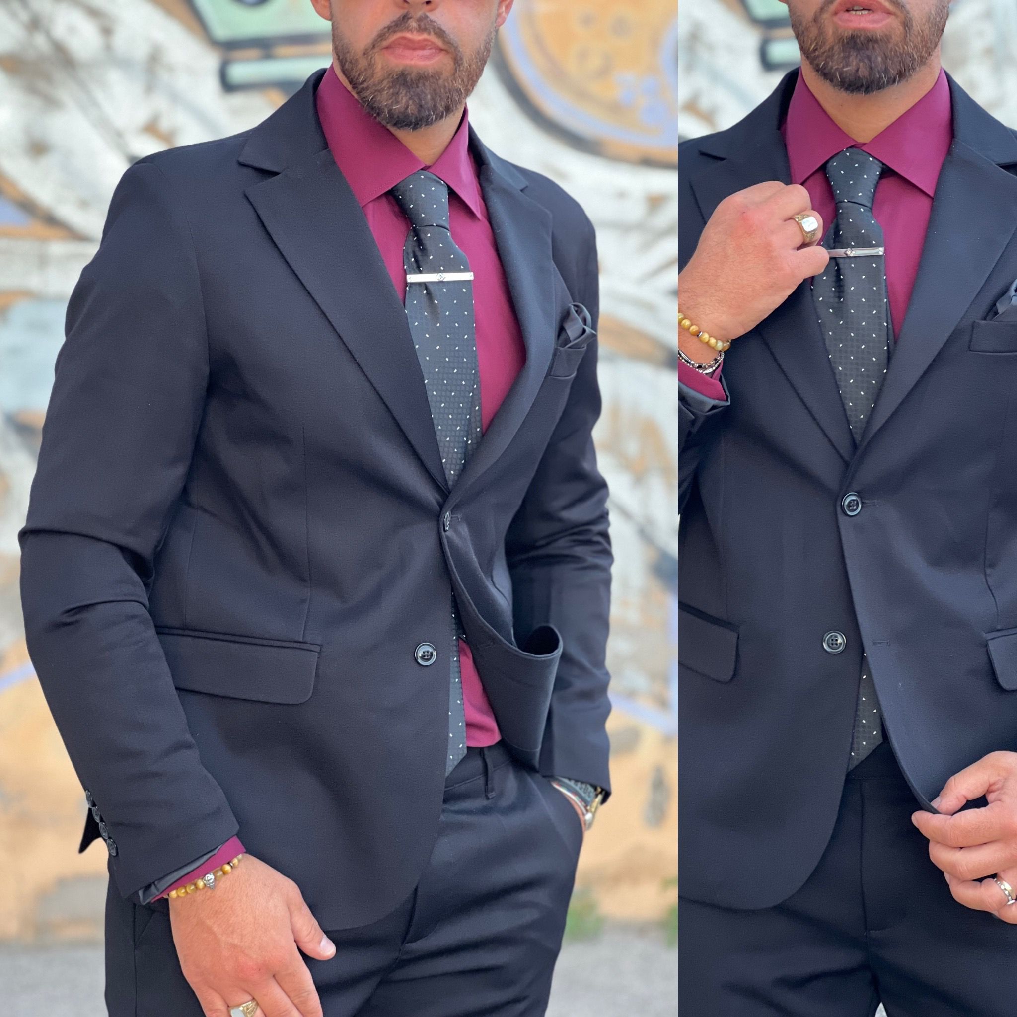 Abito monopetto basic elegance