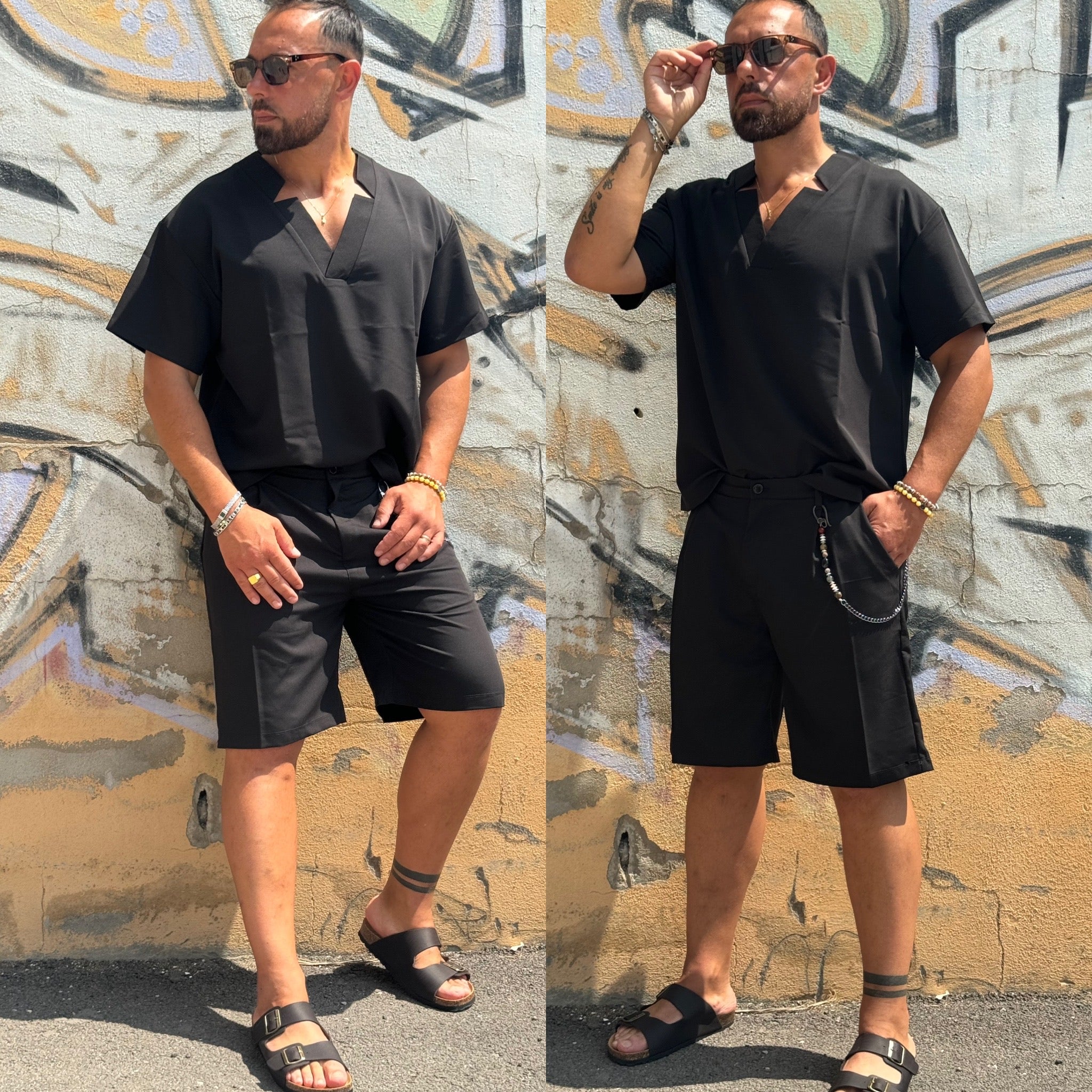 Coordinato camicia e bermuda Valencia