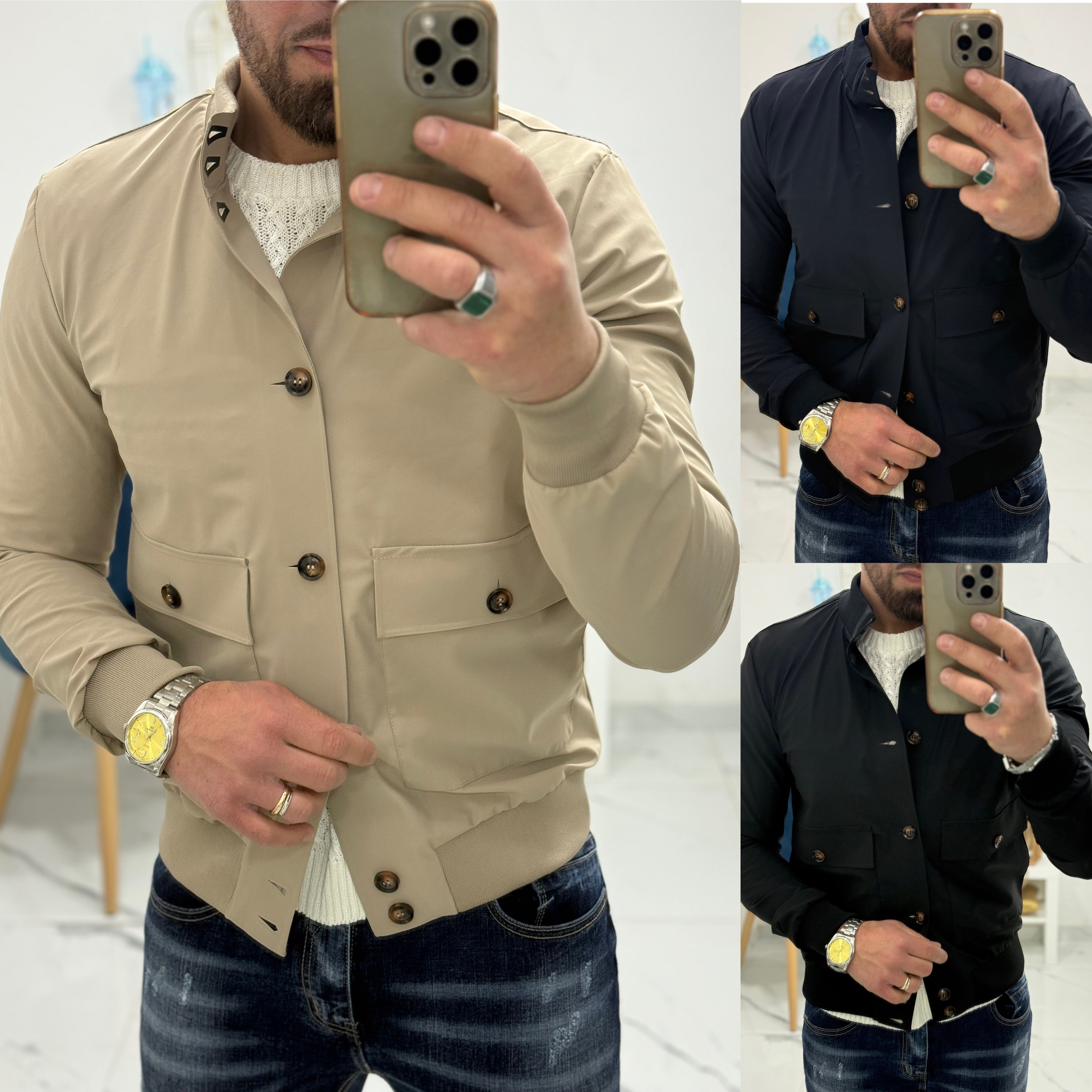 Giubbino tecnico Slim Santorini