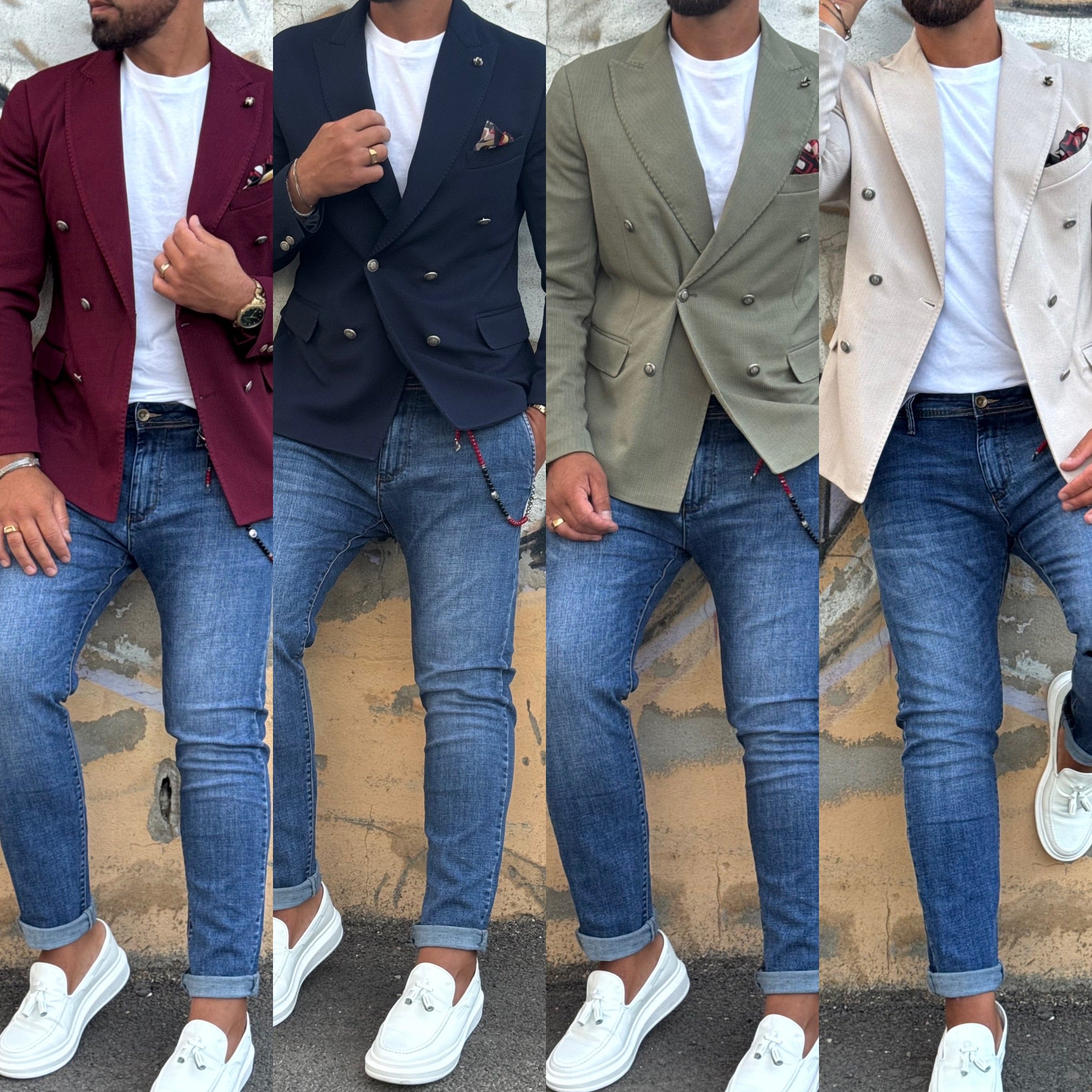 Giacca sartoriale doppiopetto Magic