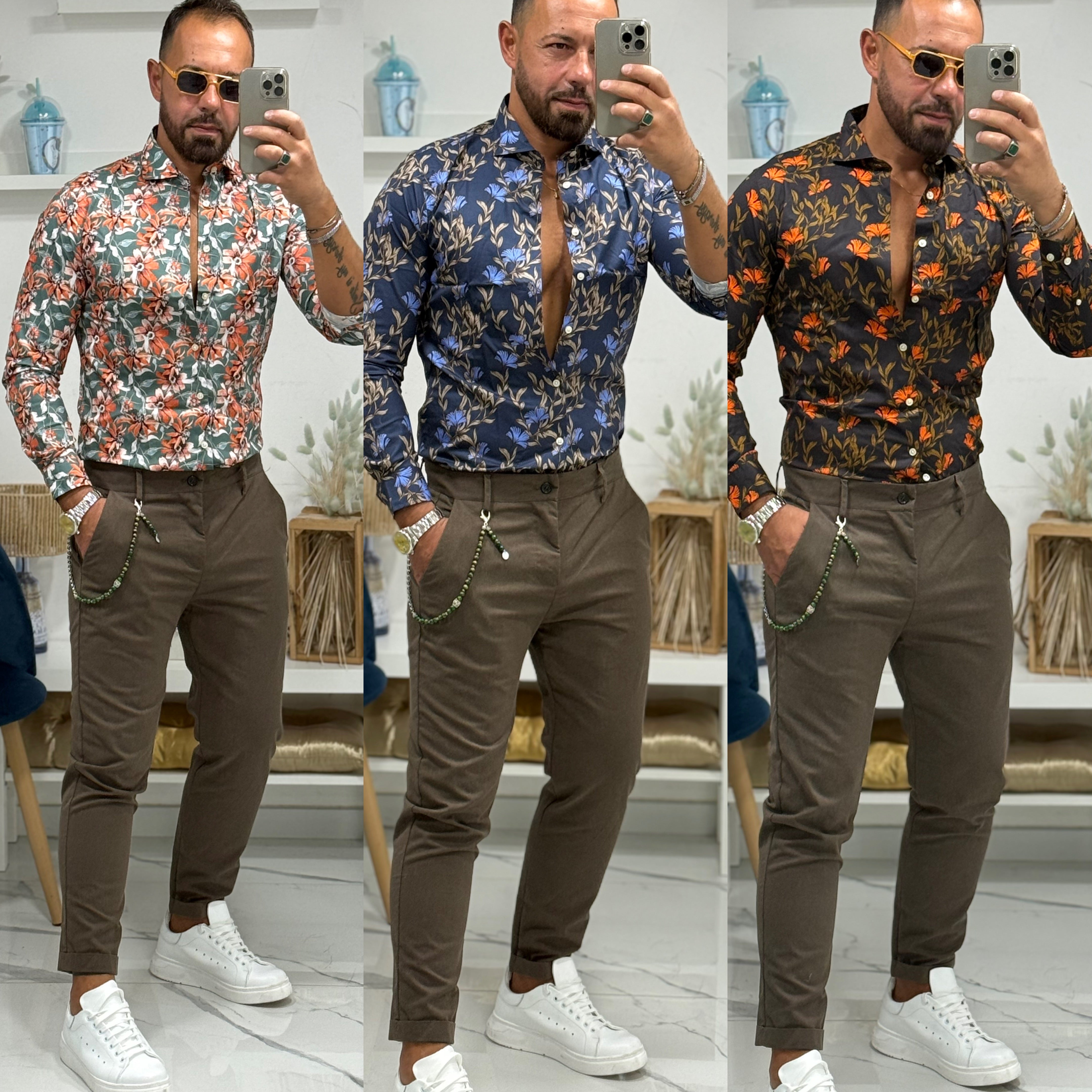 Combo pantalone e camicia Floreal