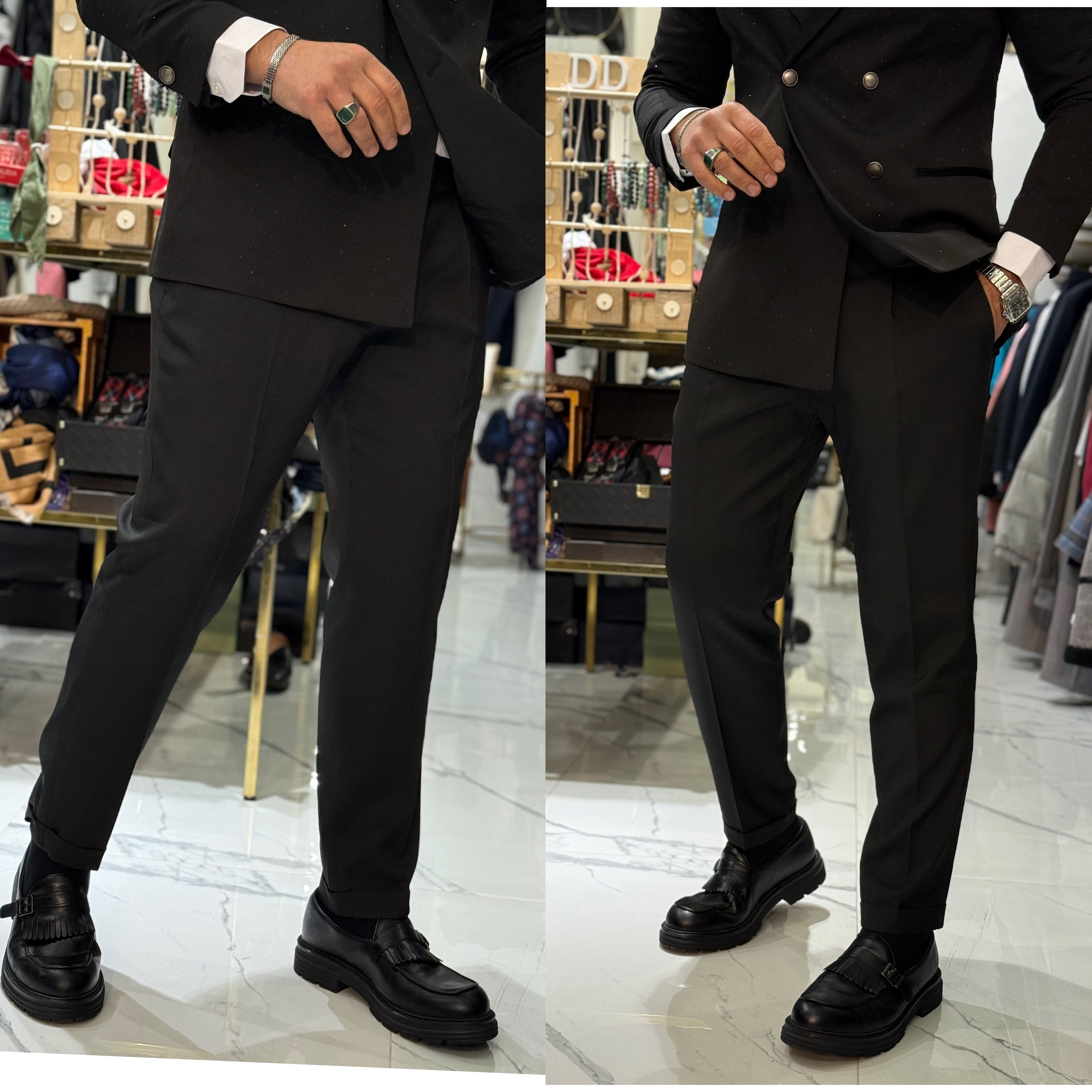 Abito giacca con strass e pantalone Diamond