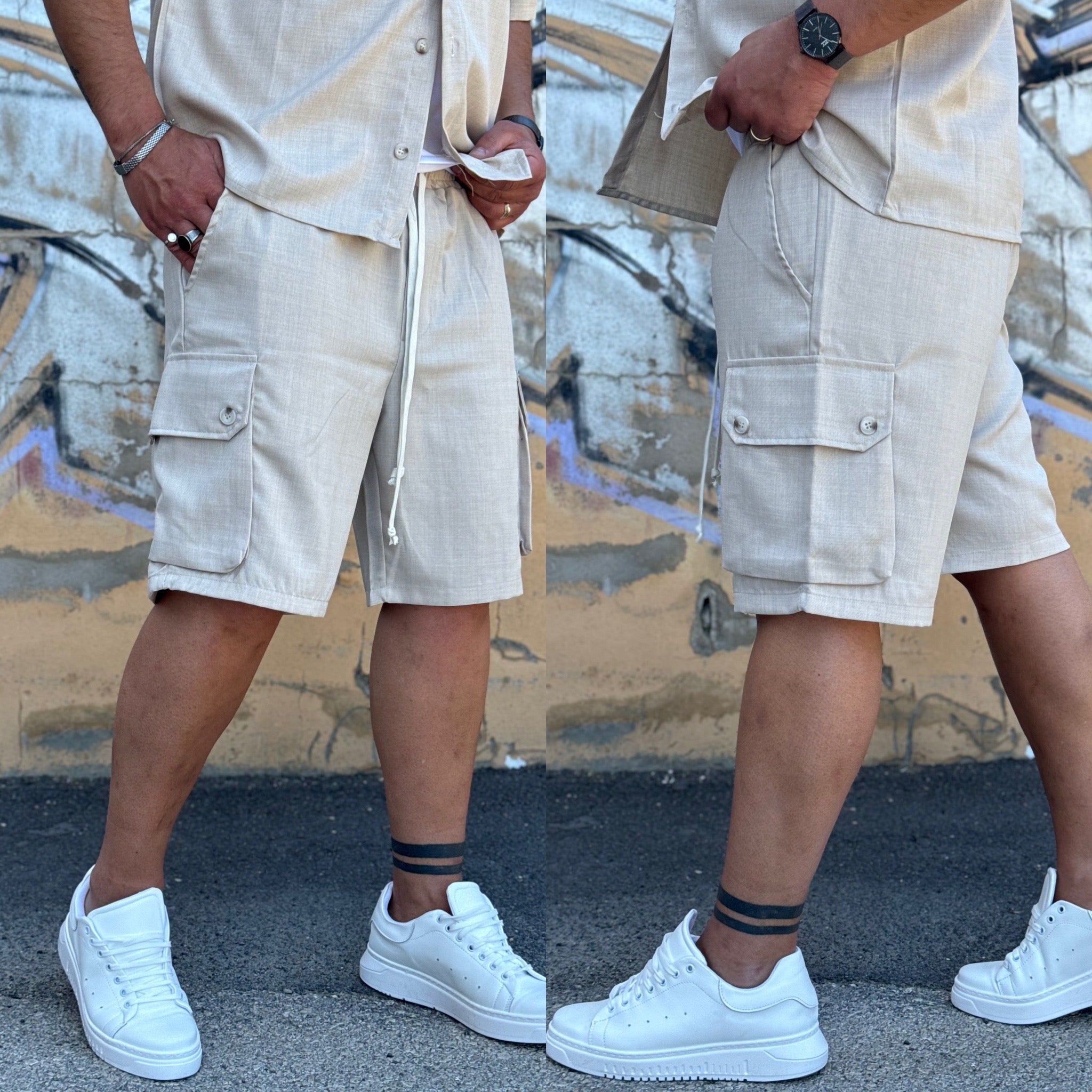 Coordinato bermuda e camicia Duca Homme