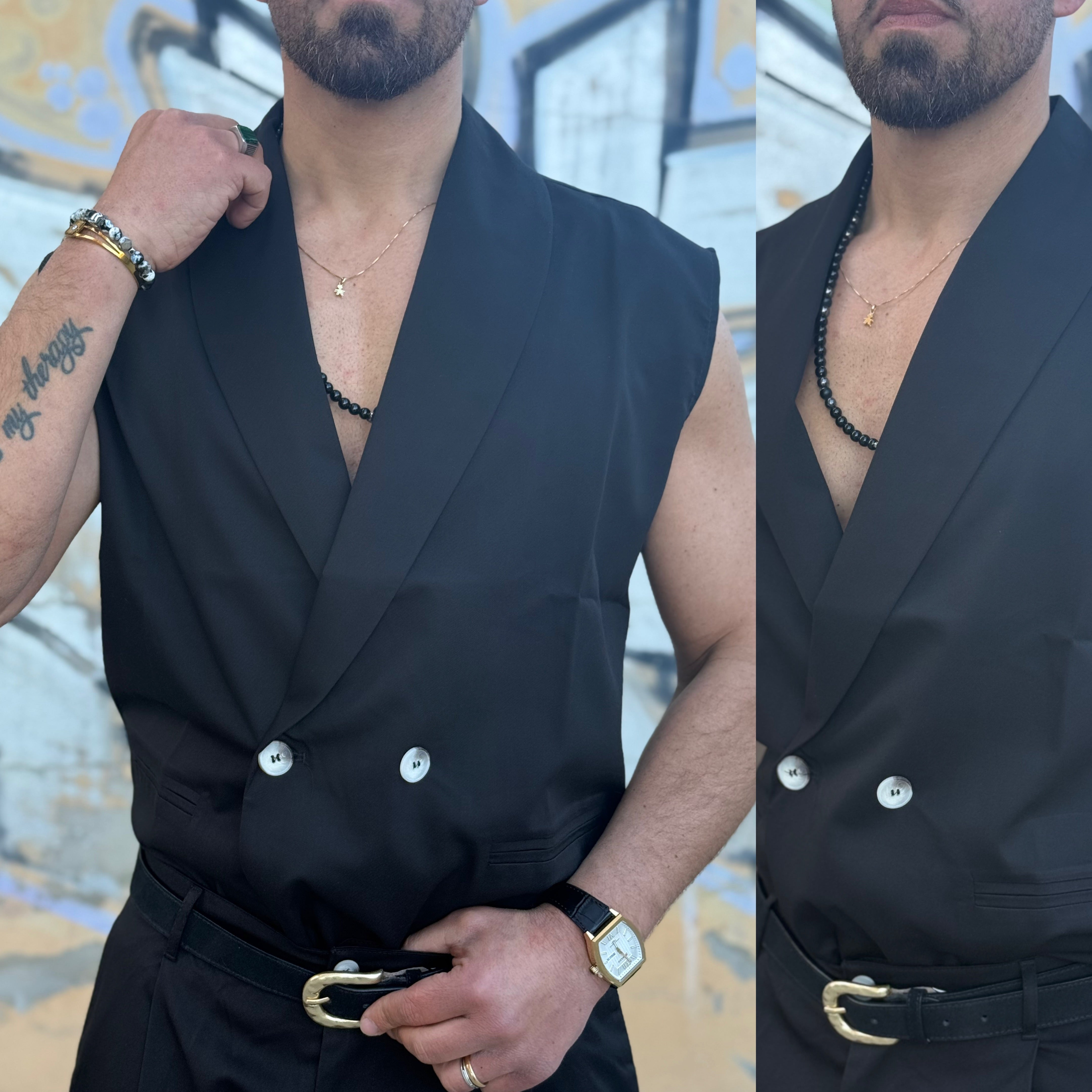 Coordinato giacca smanicata e japan ballon Florida