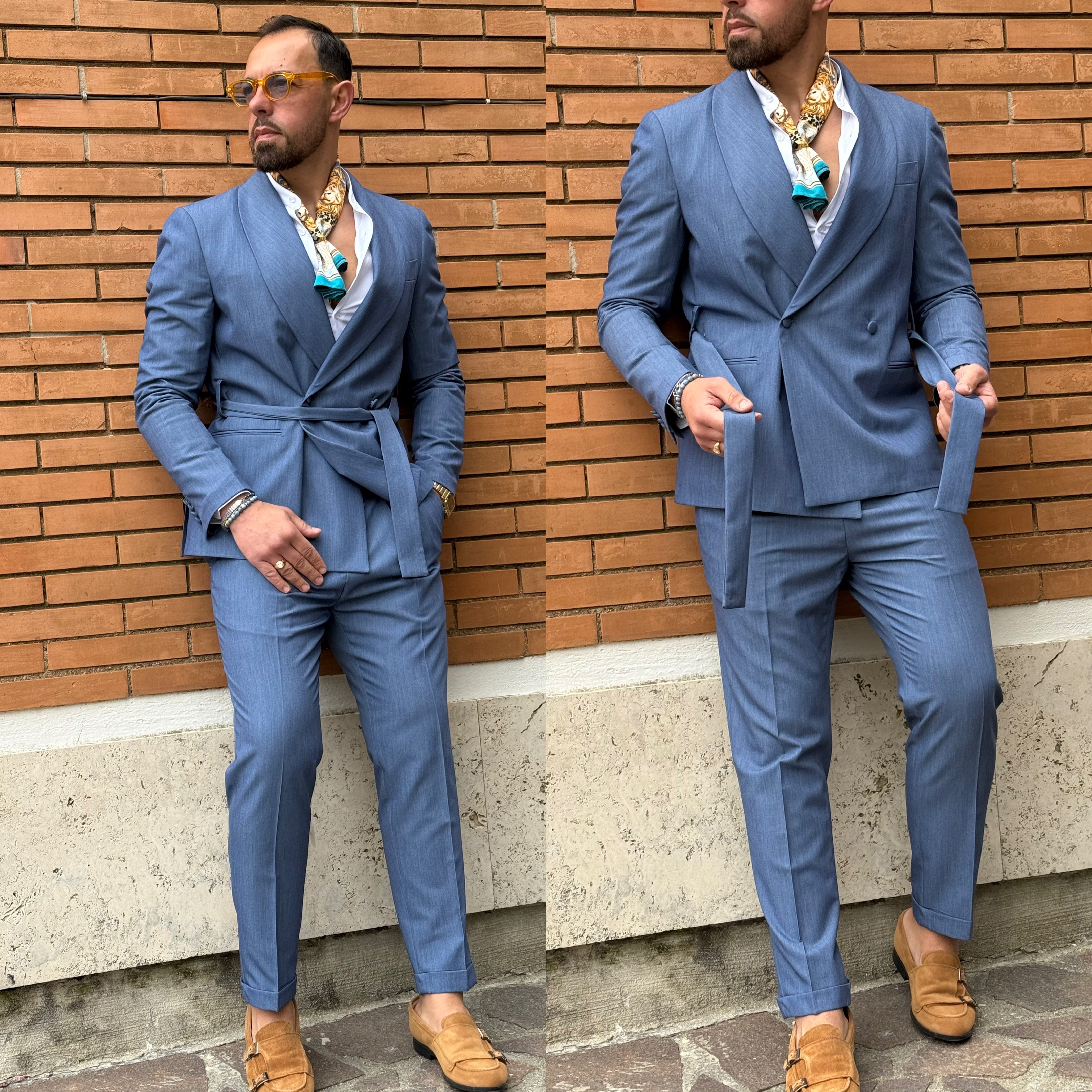 Abito sartoriale Limited con cintura BARCELLON