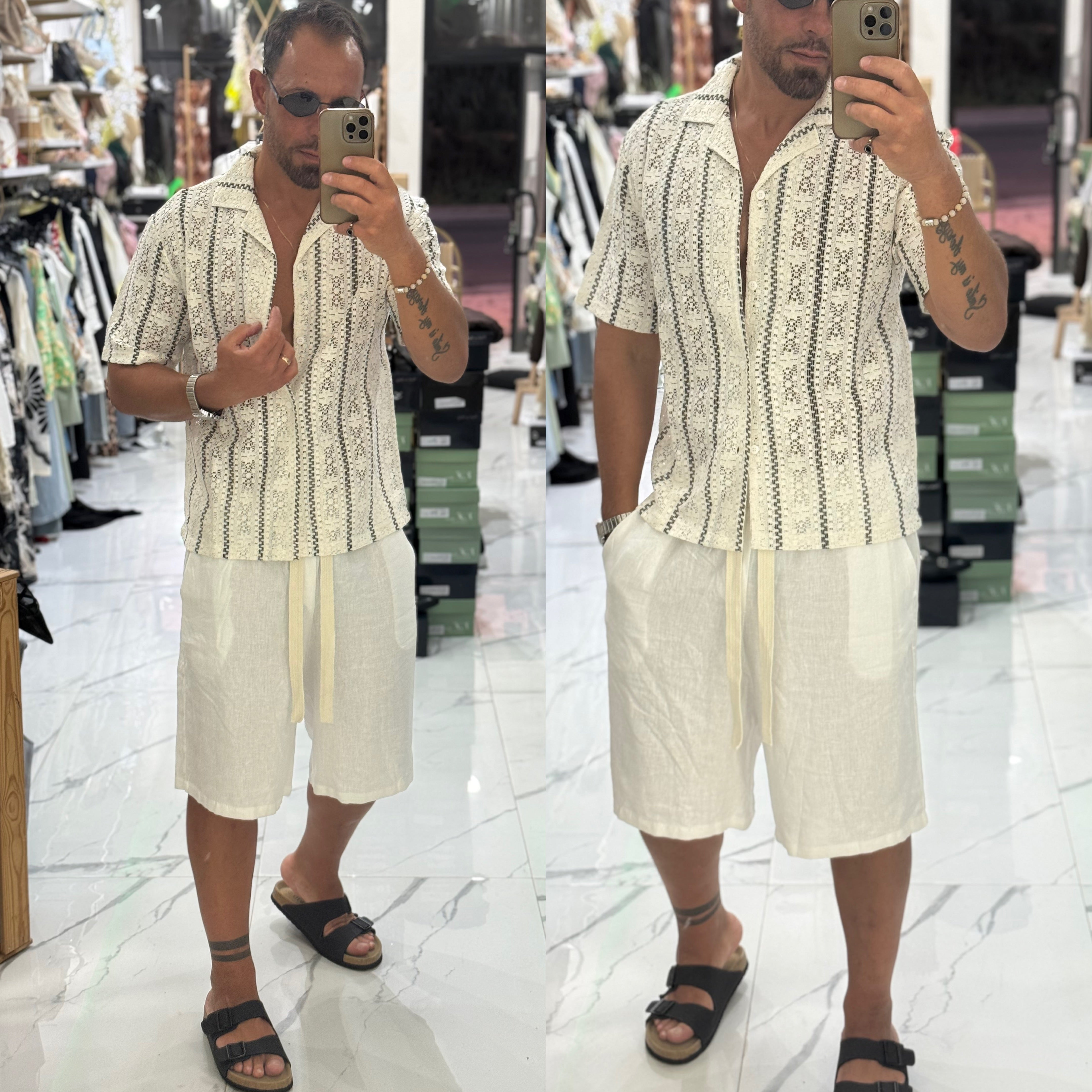 Coordinato Bermuda e Camicia MIAMI