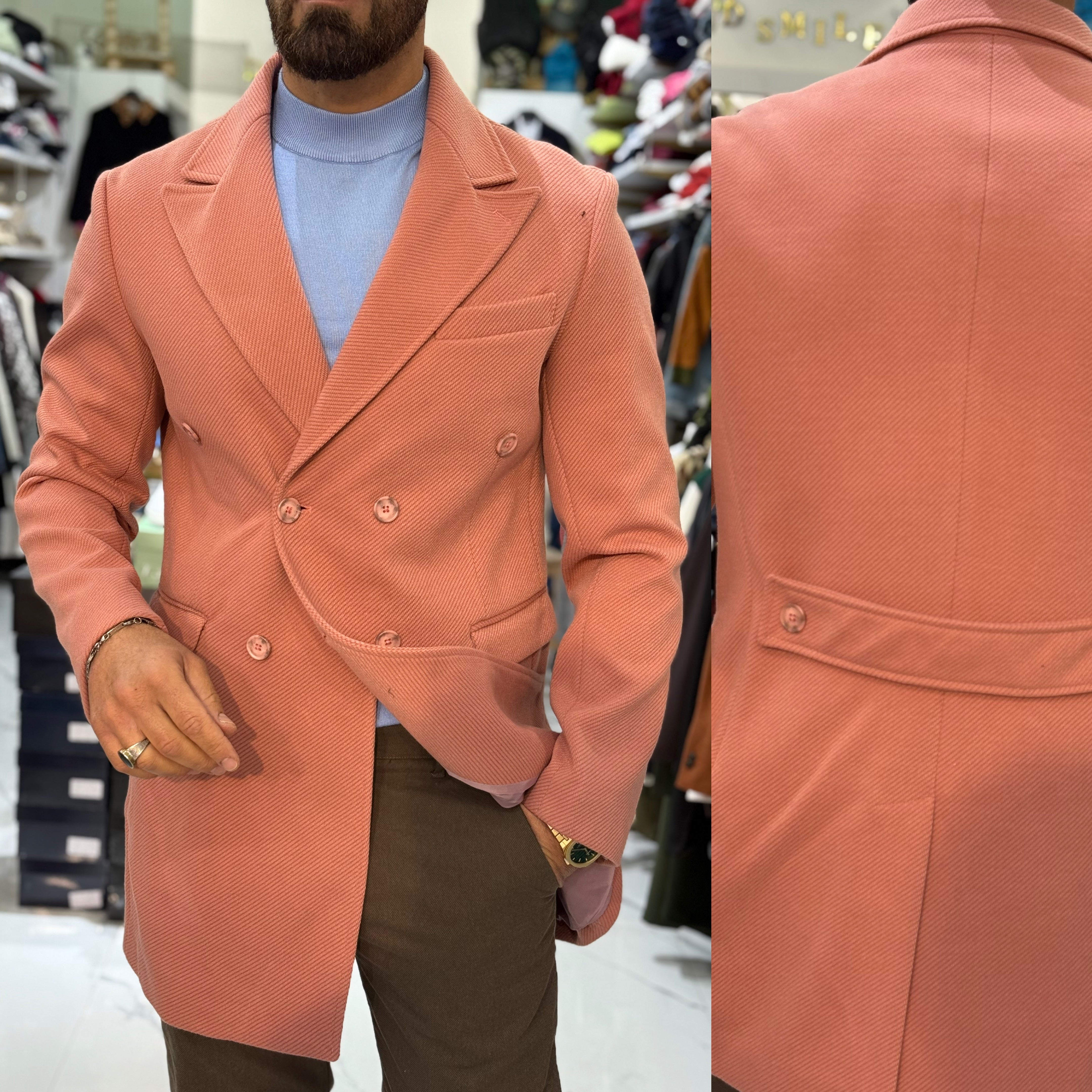 Cappotto Ddsmile con martingana sartoriale