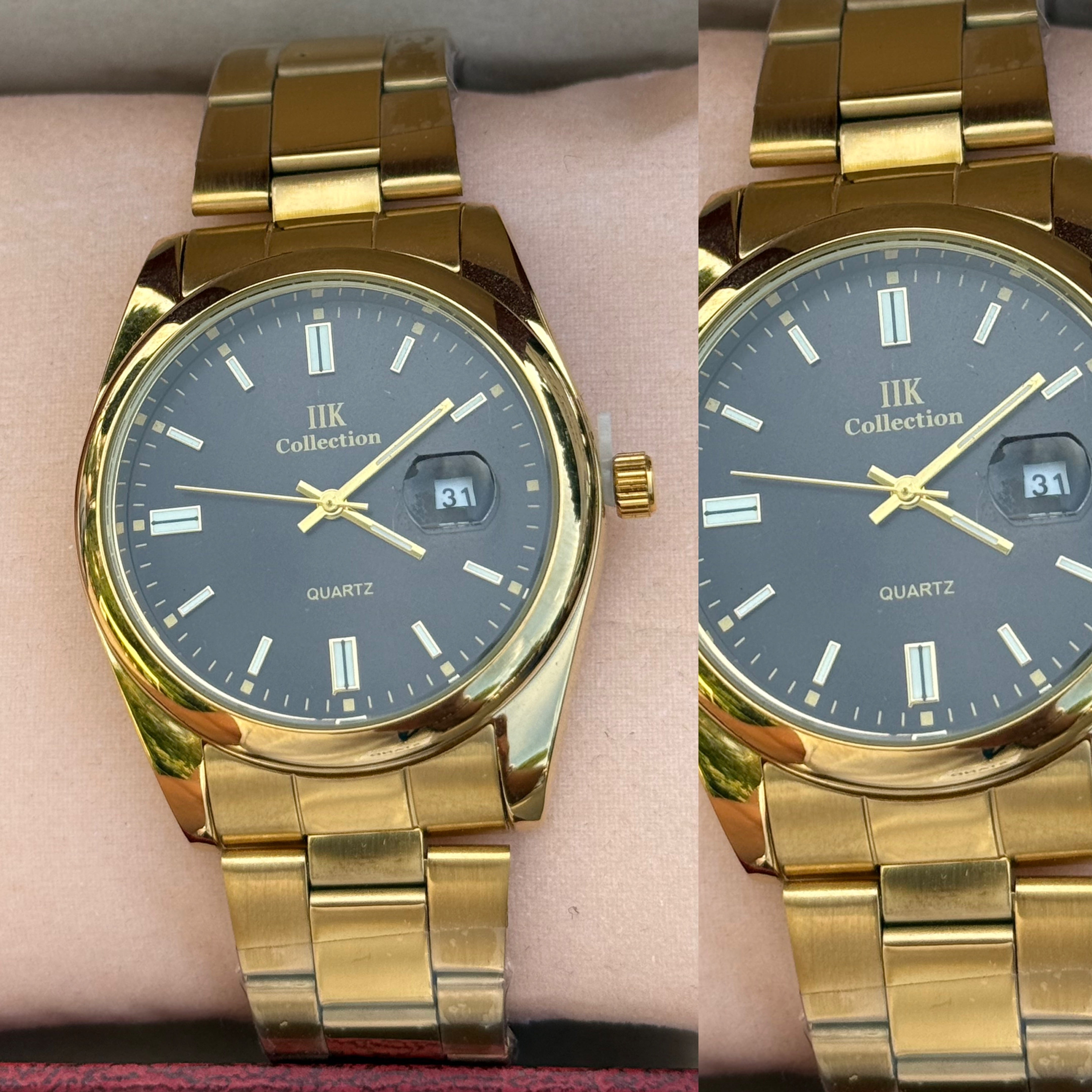 Orologio in acciaio cassa tonda Vintage