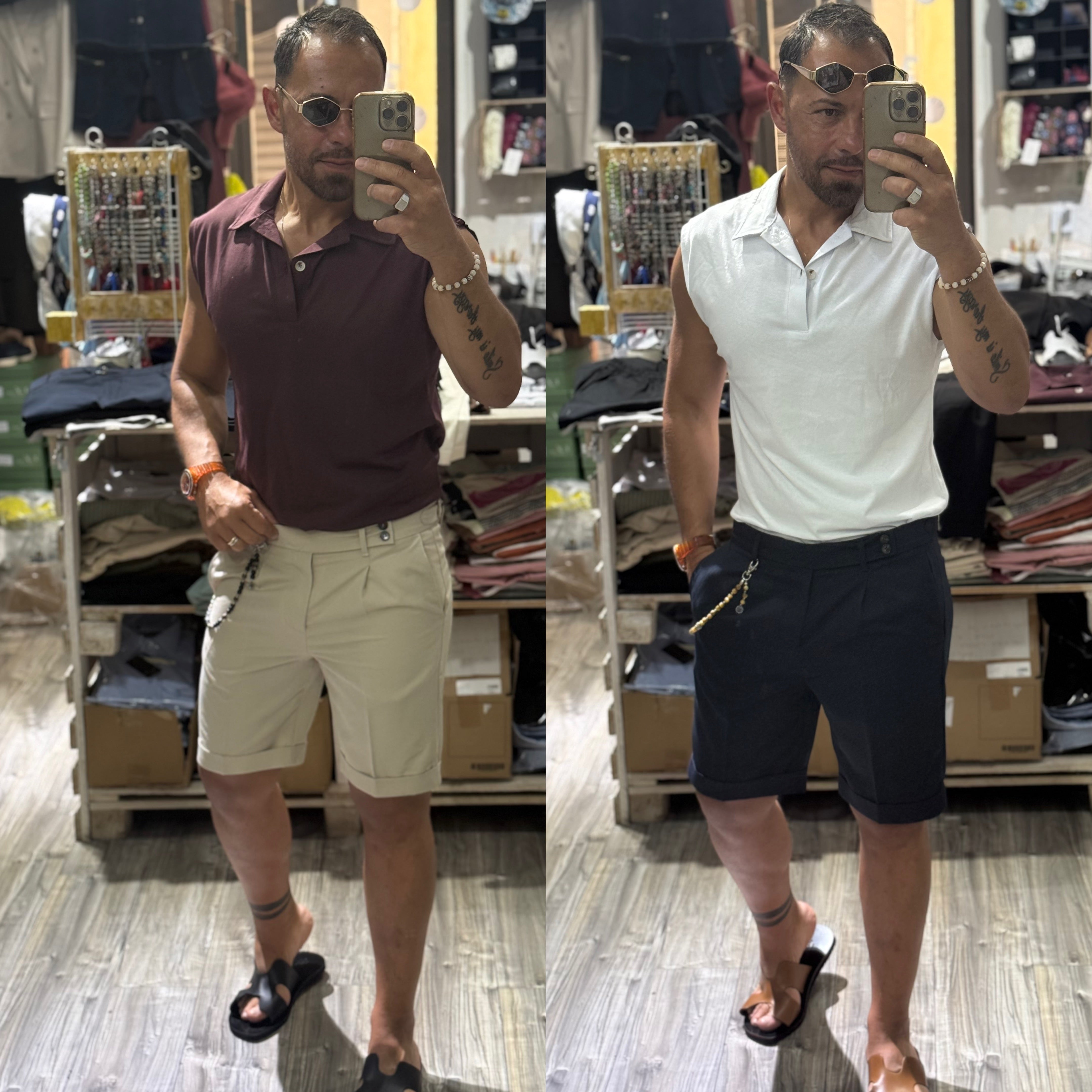 Bermuda vita alta Sartoriale Prince