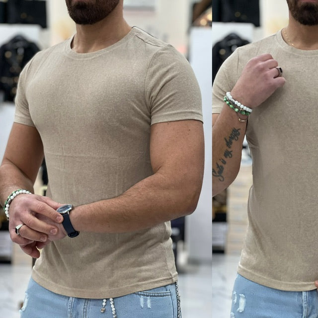 T-Shirt Slim manica corta in vari colori