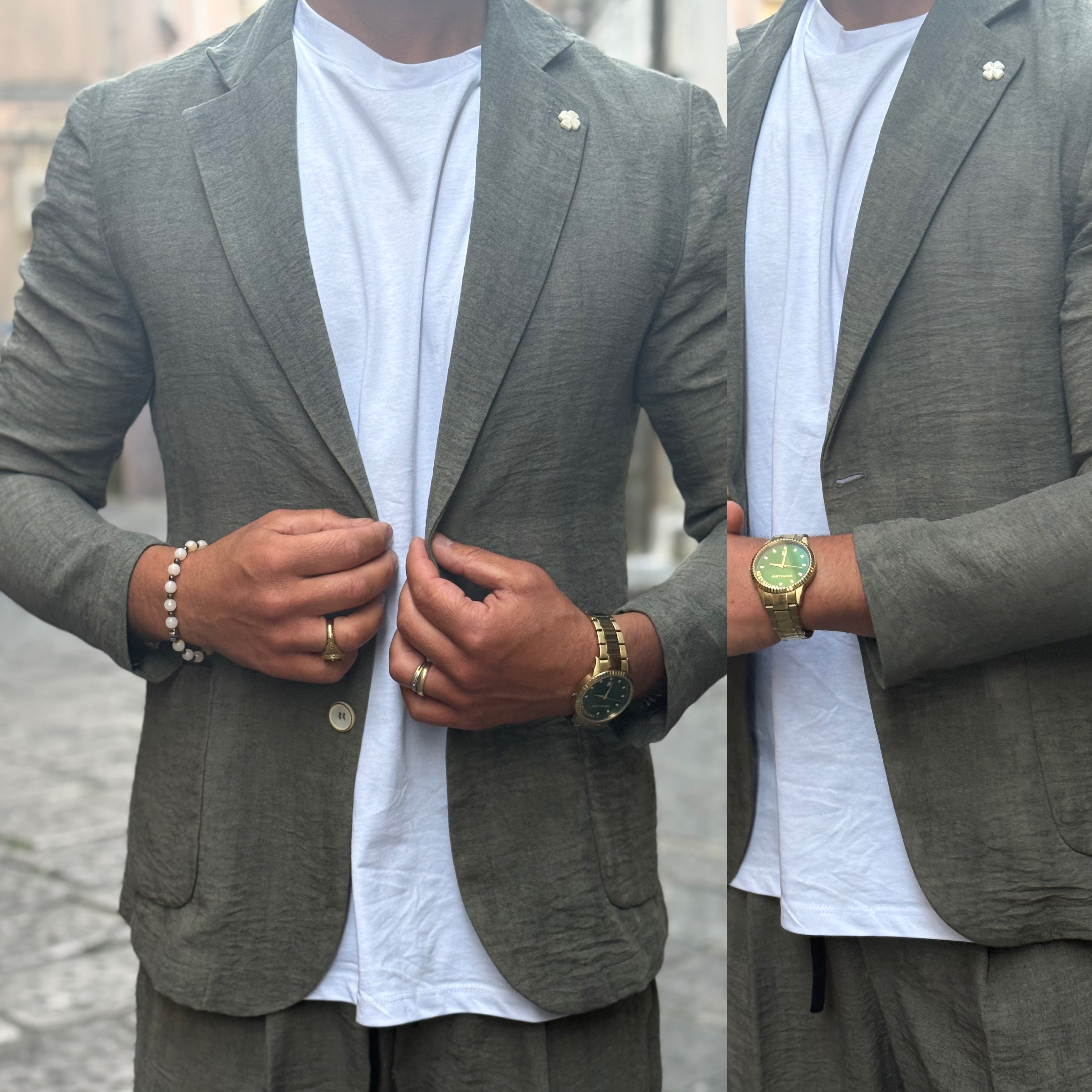 Coordinato giacca e bermuda abito Overd