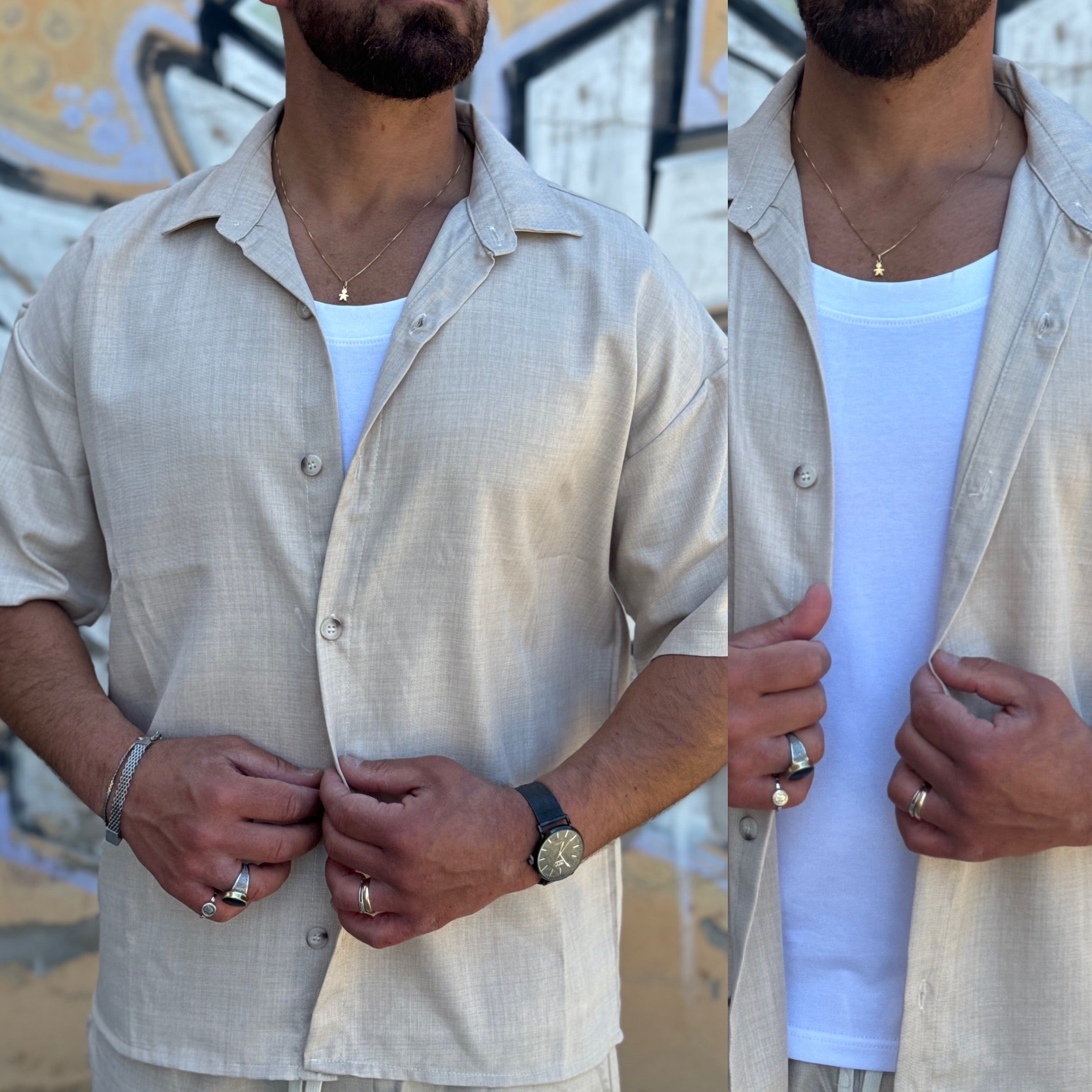 Coordinato bermuda e camicia Duca Homme