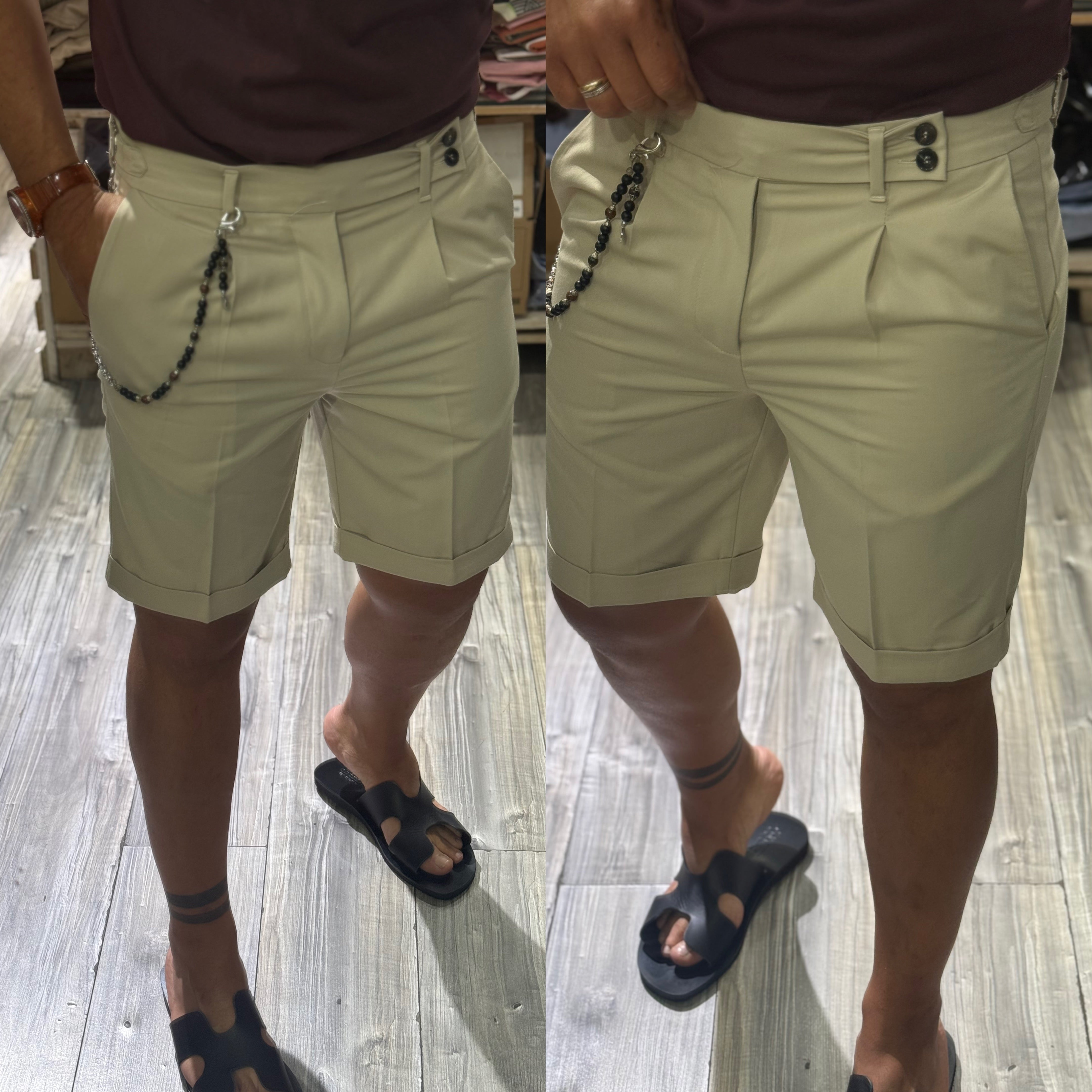Bermuda vita alta Sartoriale Prince