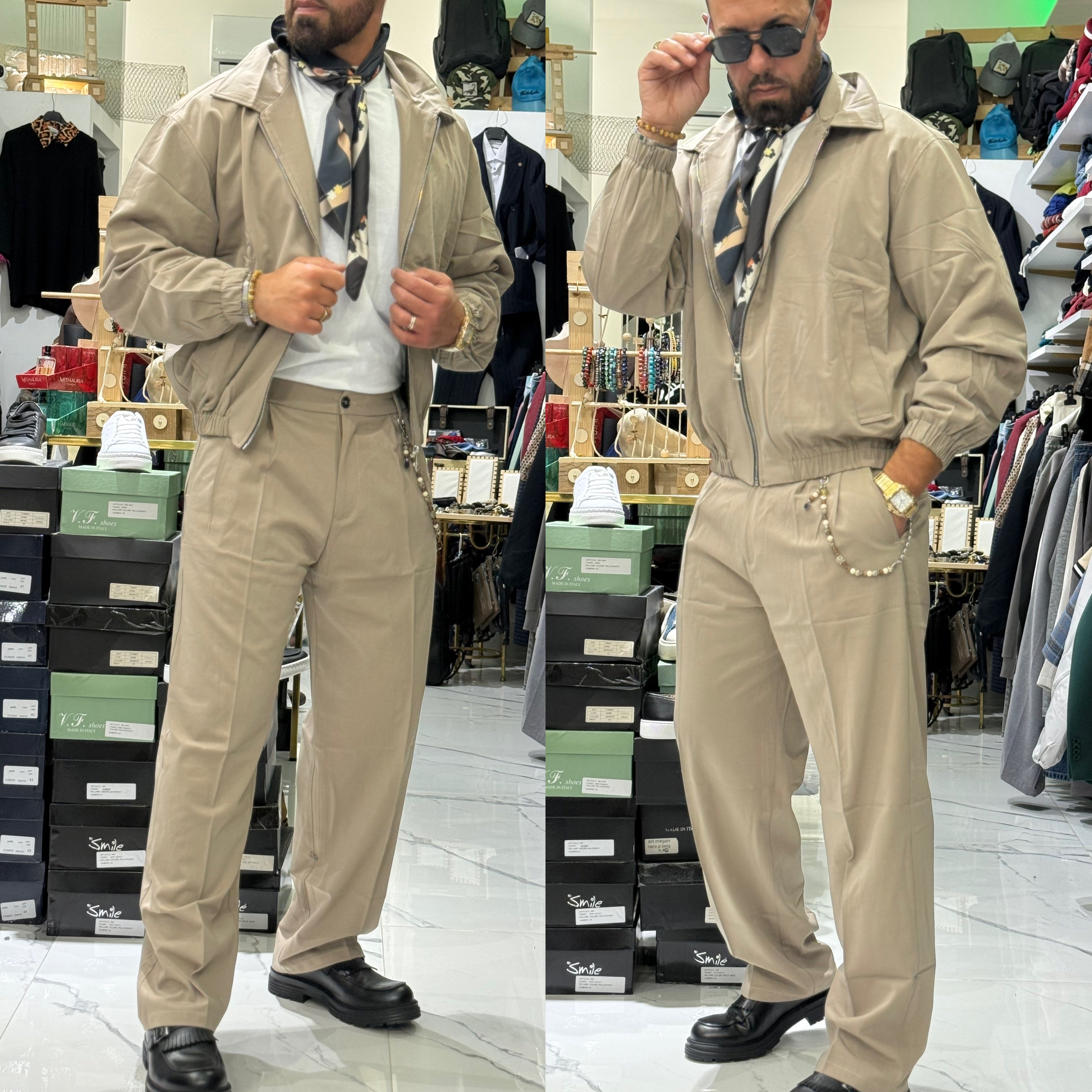 Coordinato Giubbino e pantalone Barcellona