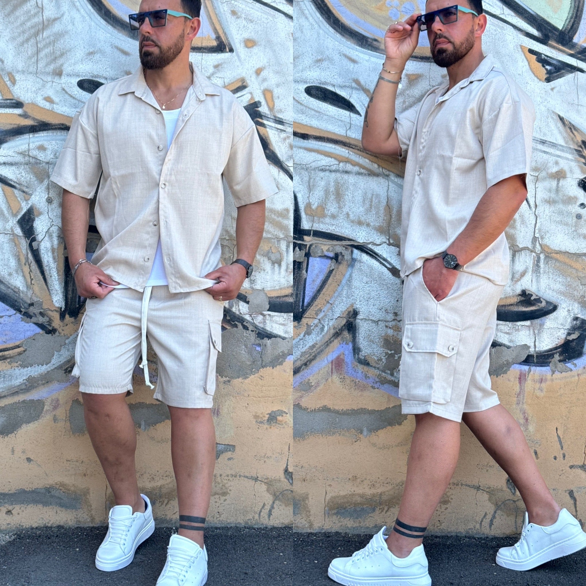 Coordinato bermuda e camicia Duca Homme