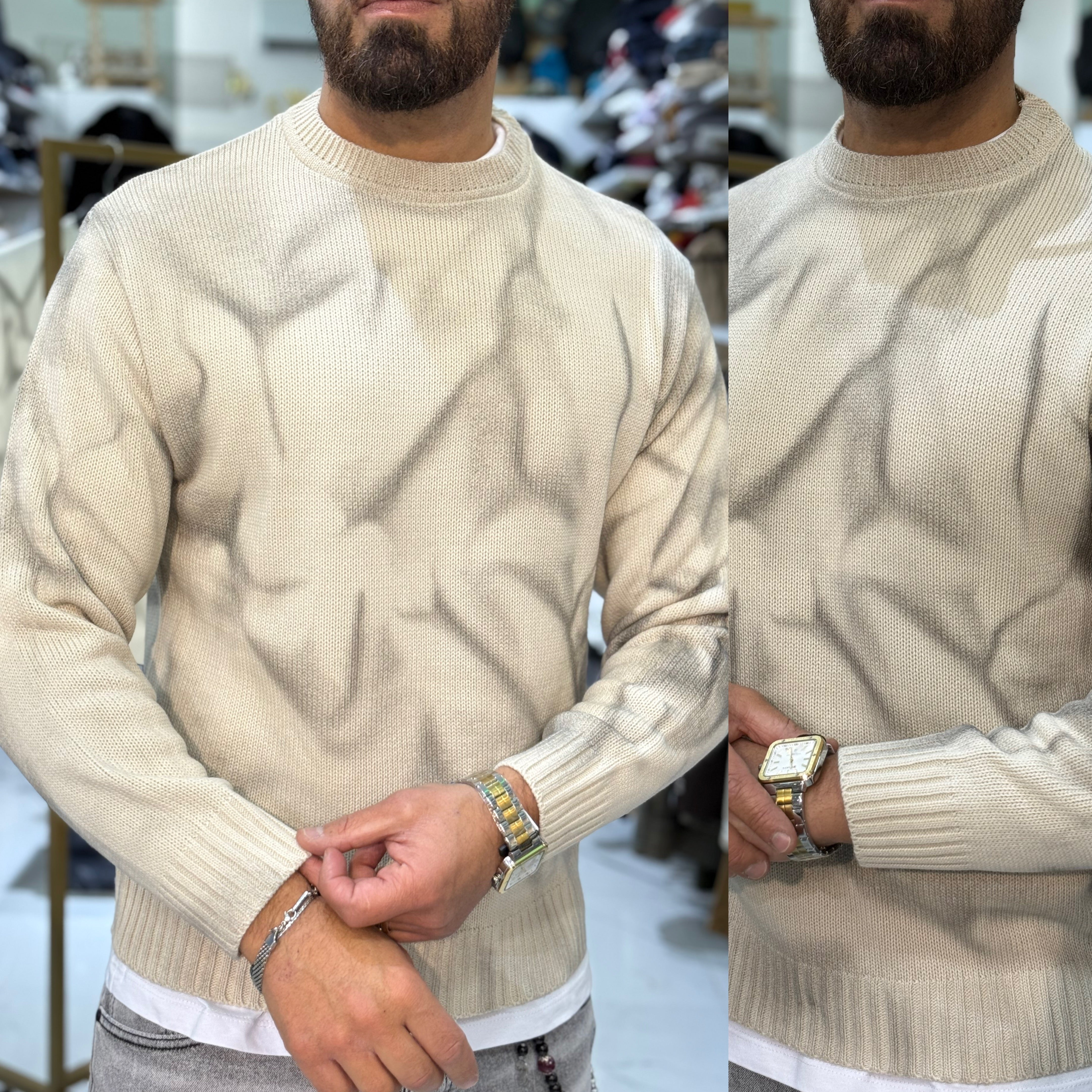 Maglione sfumato slim Italy