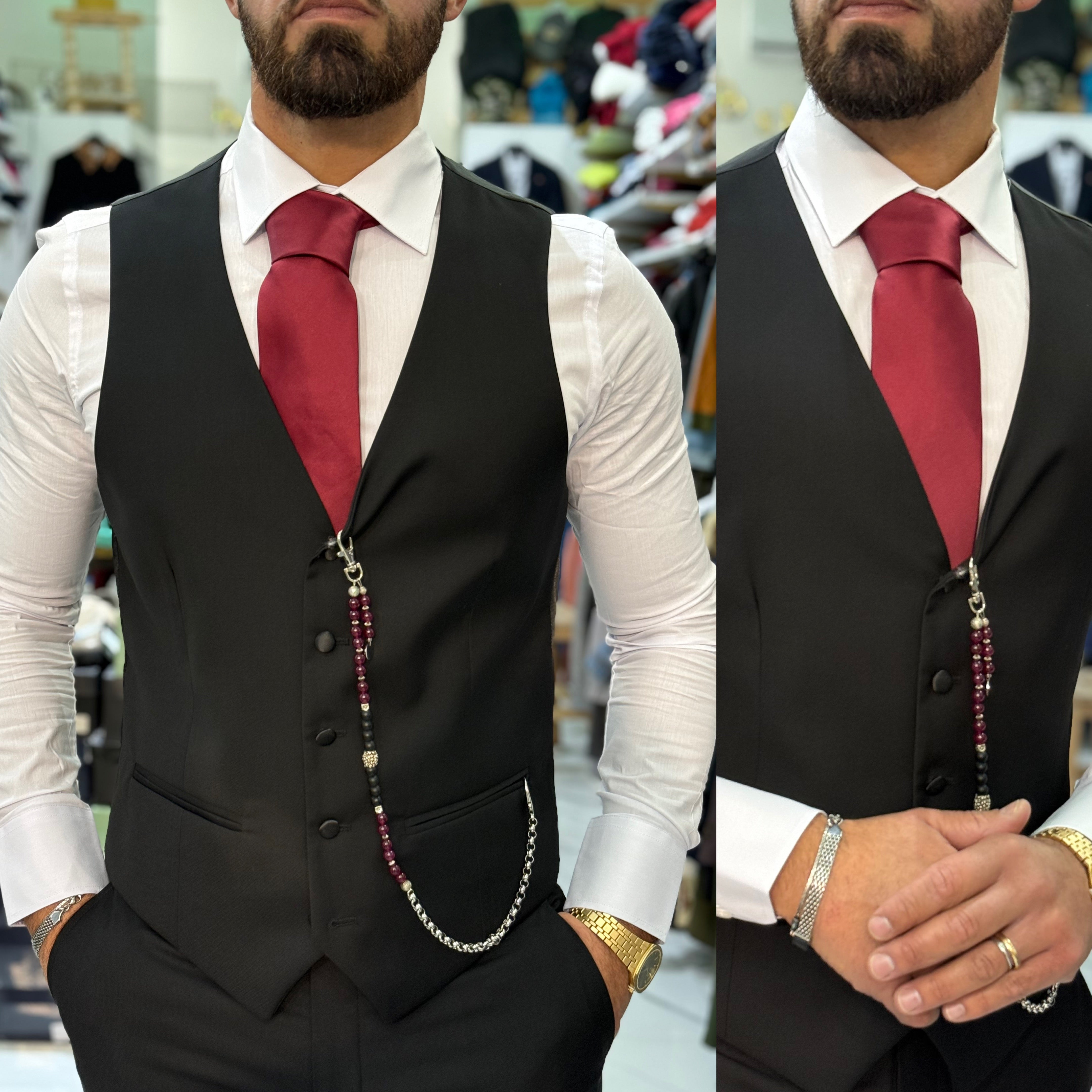 Abito smoking giacca gilet e pantalone Florence