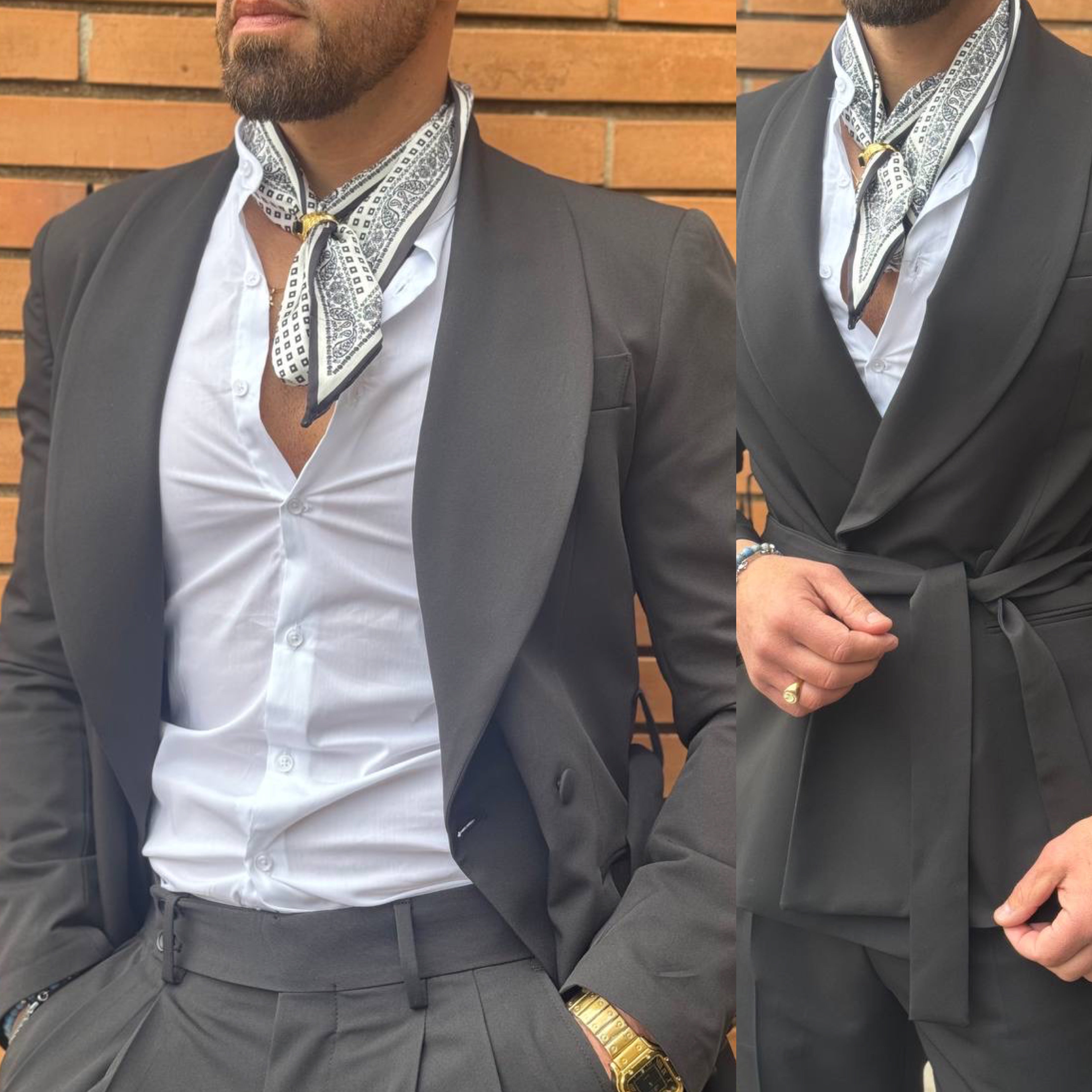 Abito sartoriale Limited con cintura BARCELLON