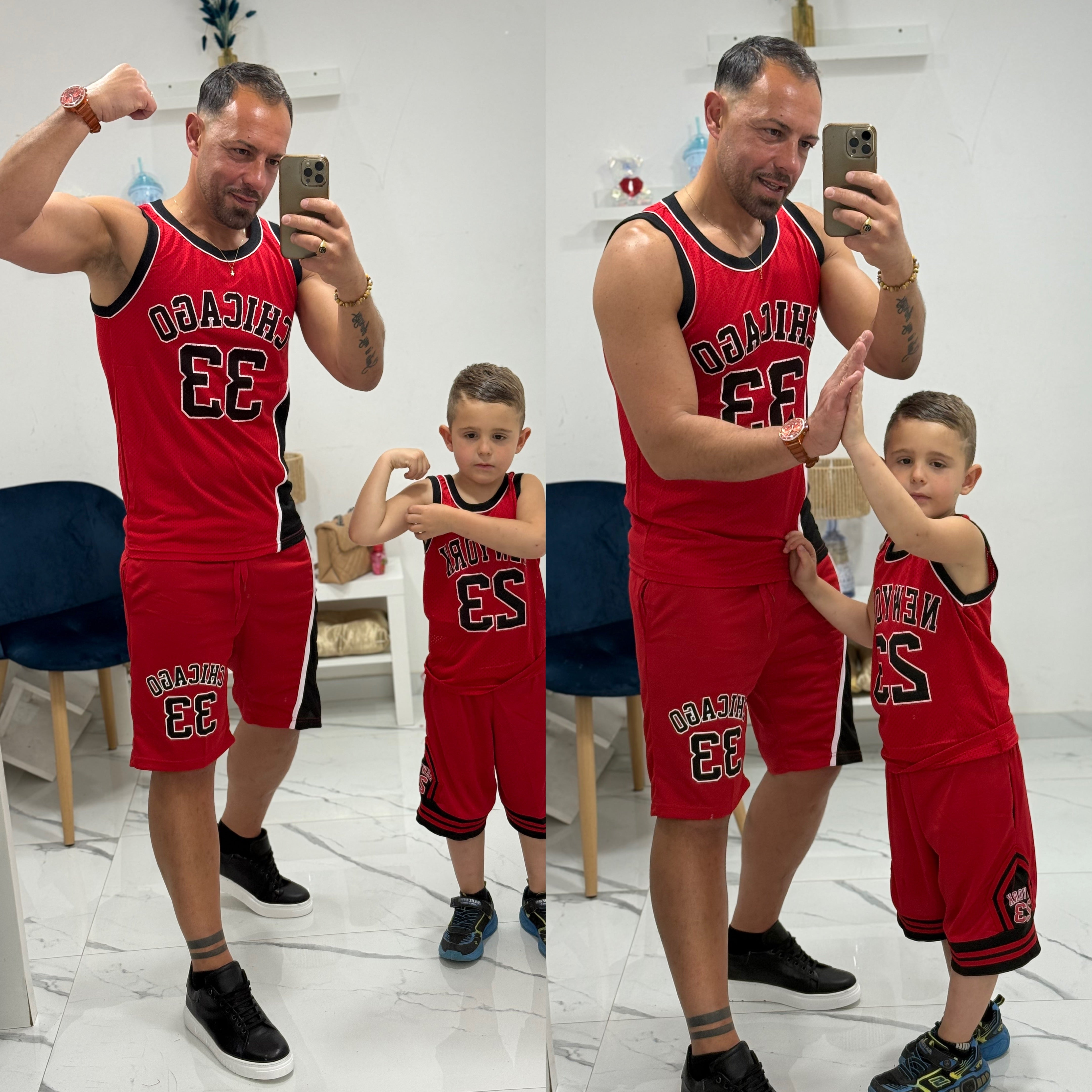 Coordinato Padre e figlio Chicago
