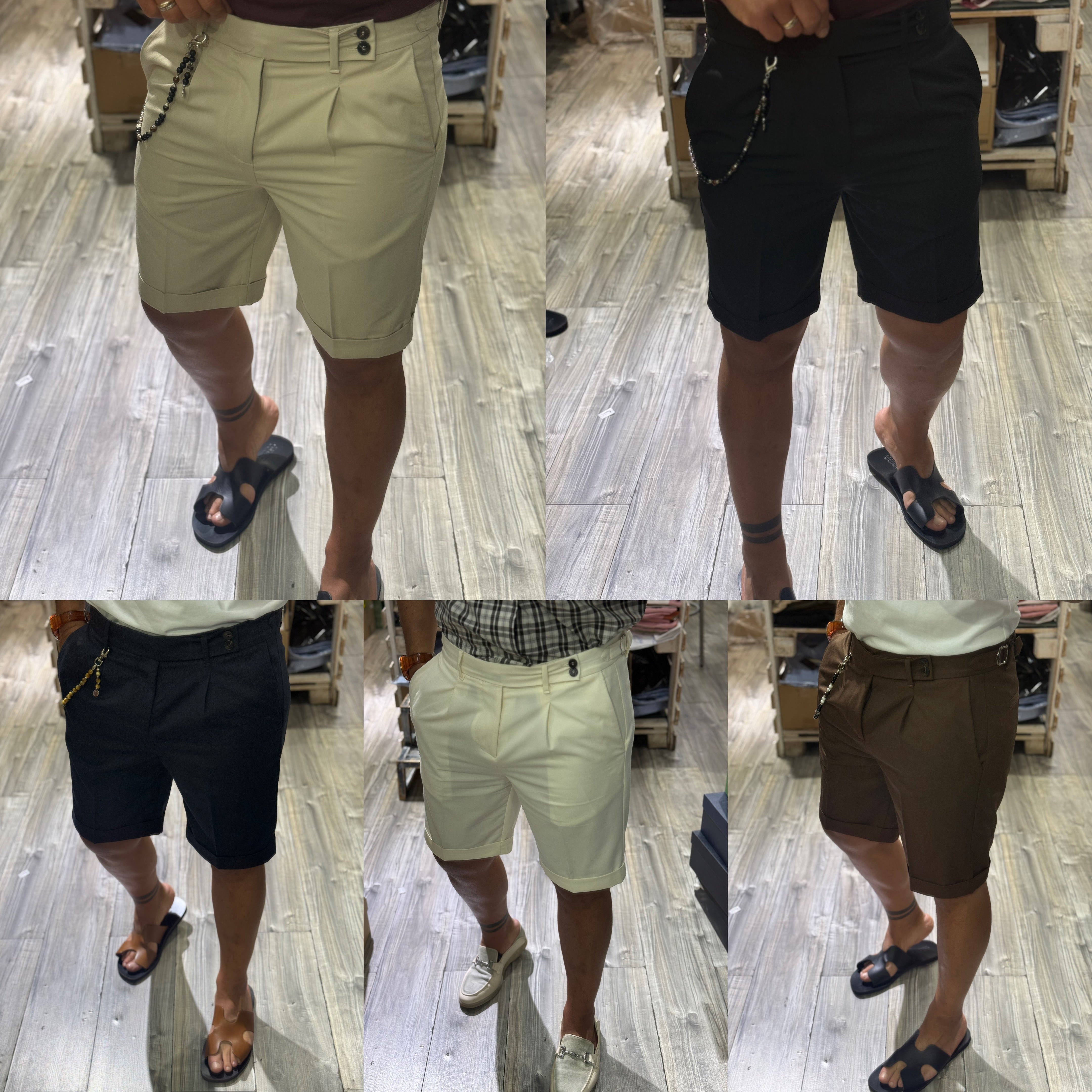 Bermuda vita alta Sartoriale Prince