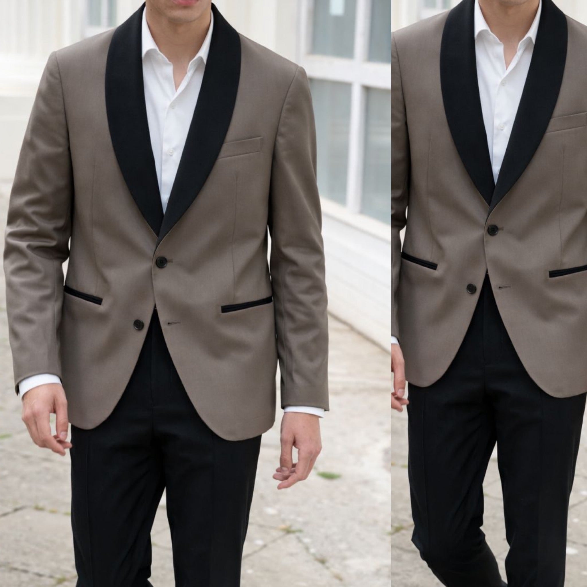 Abito smoking giacca e pantalone Milan