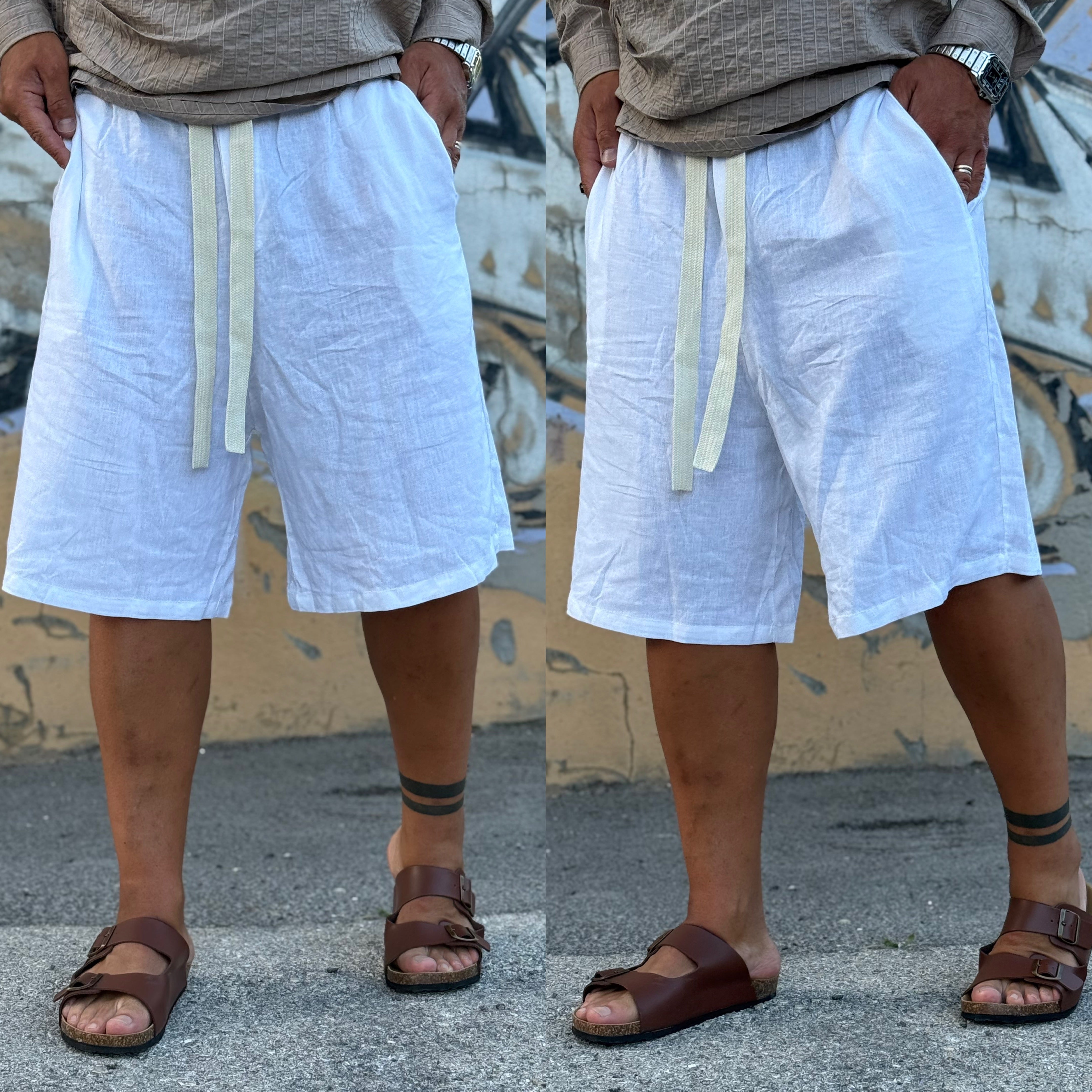 Combo camicia e bermuda coordinato Santorini