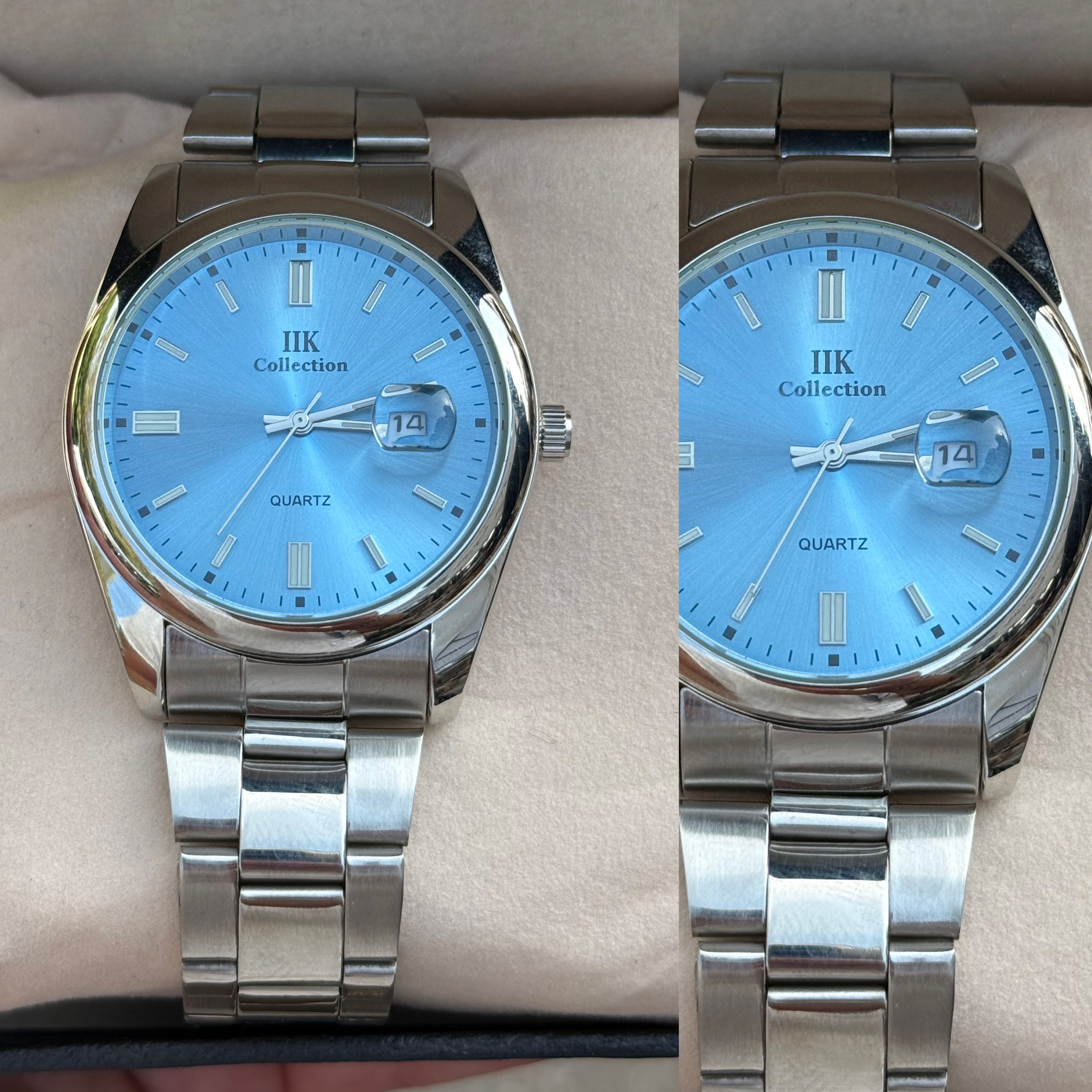 Orologio in acciaio cassa tonda Vintage