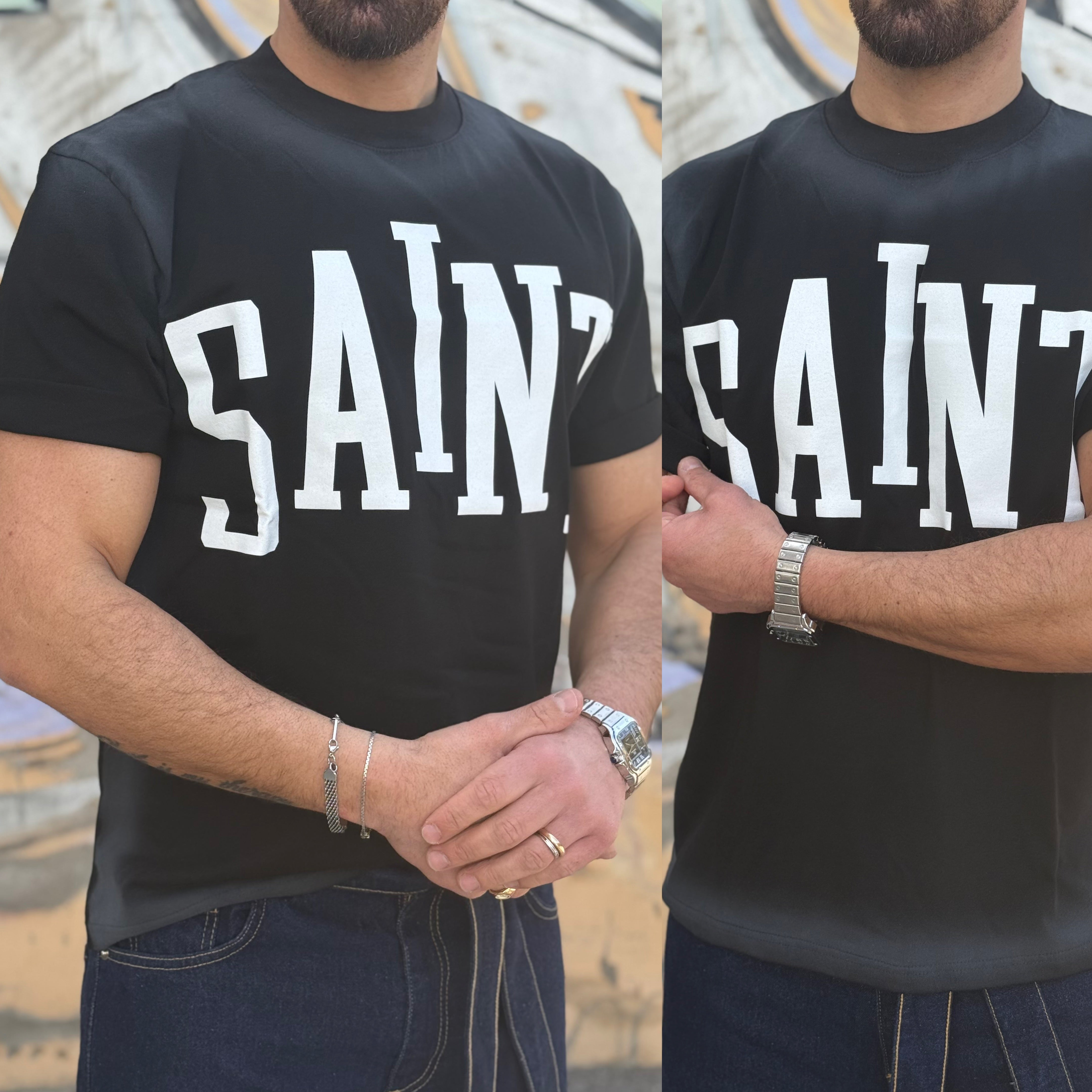 T-shirt in cotone Saint brand