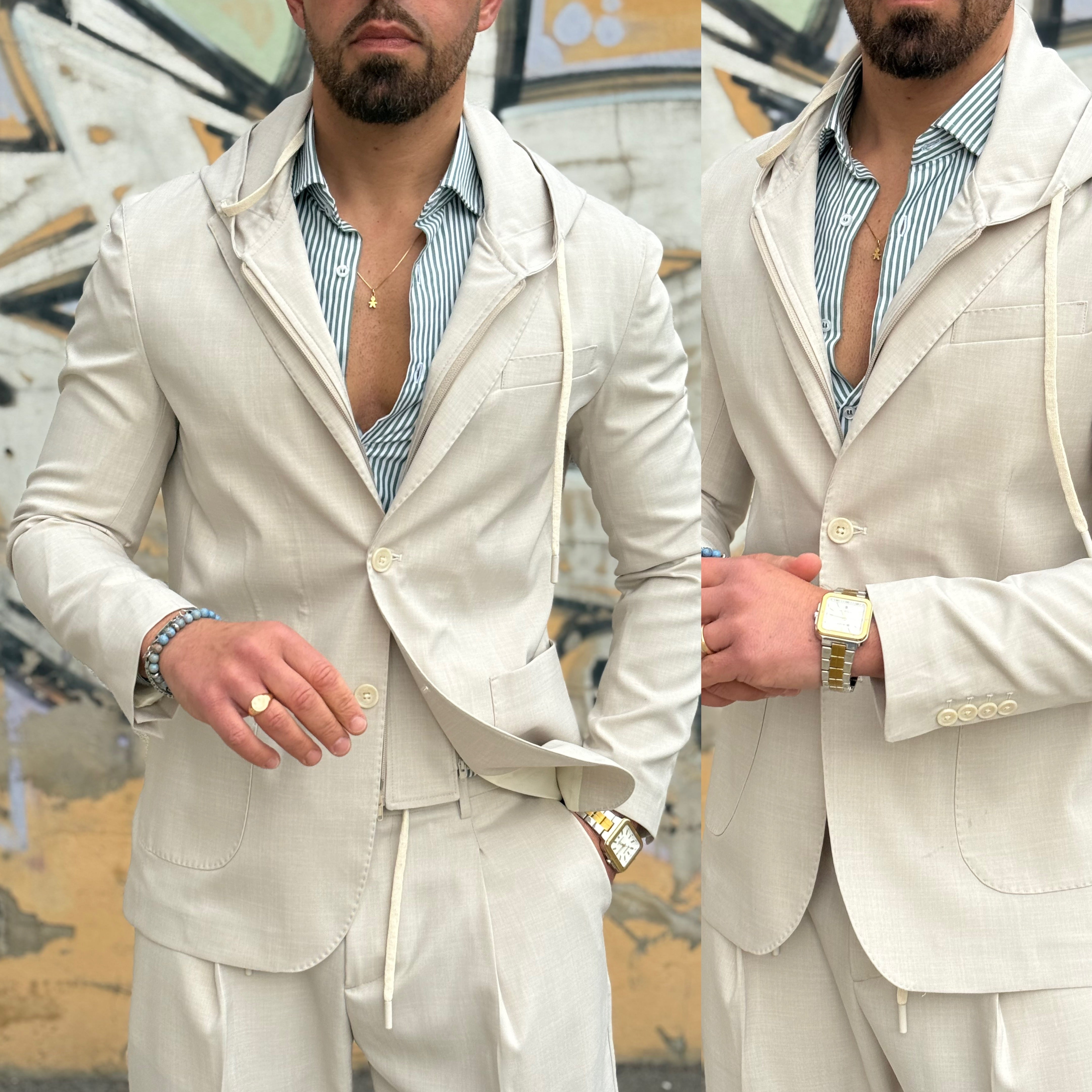 Abito giacca monopetto e pantalone Florence