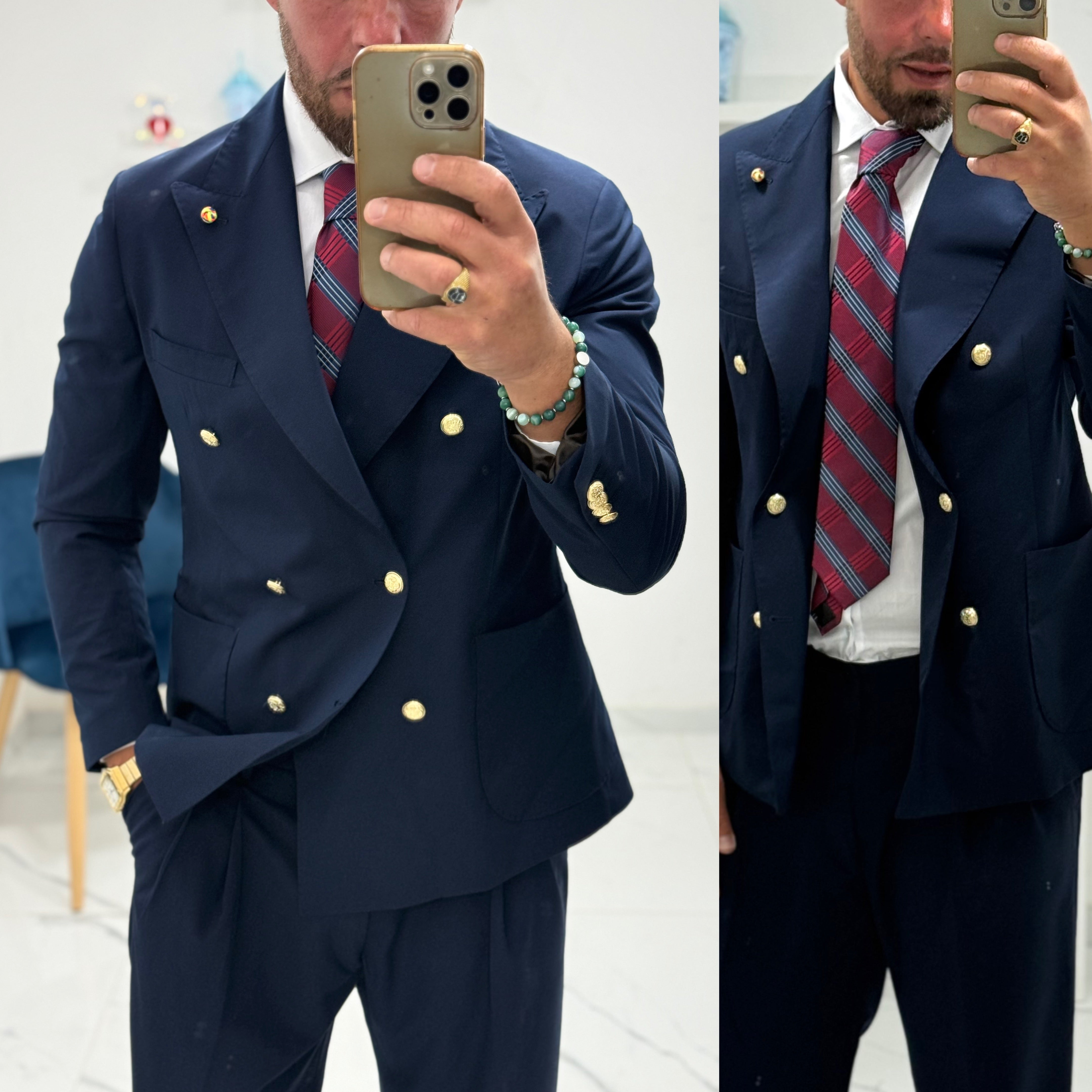 Abito doppio petto Gold London