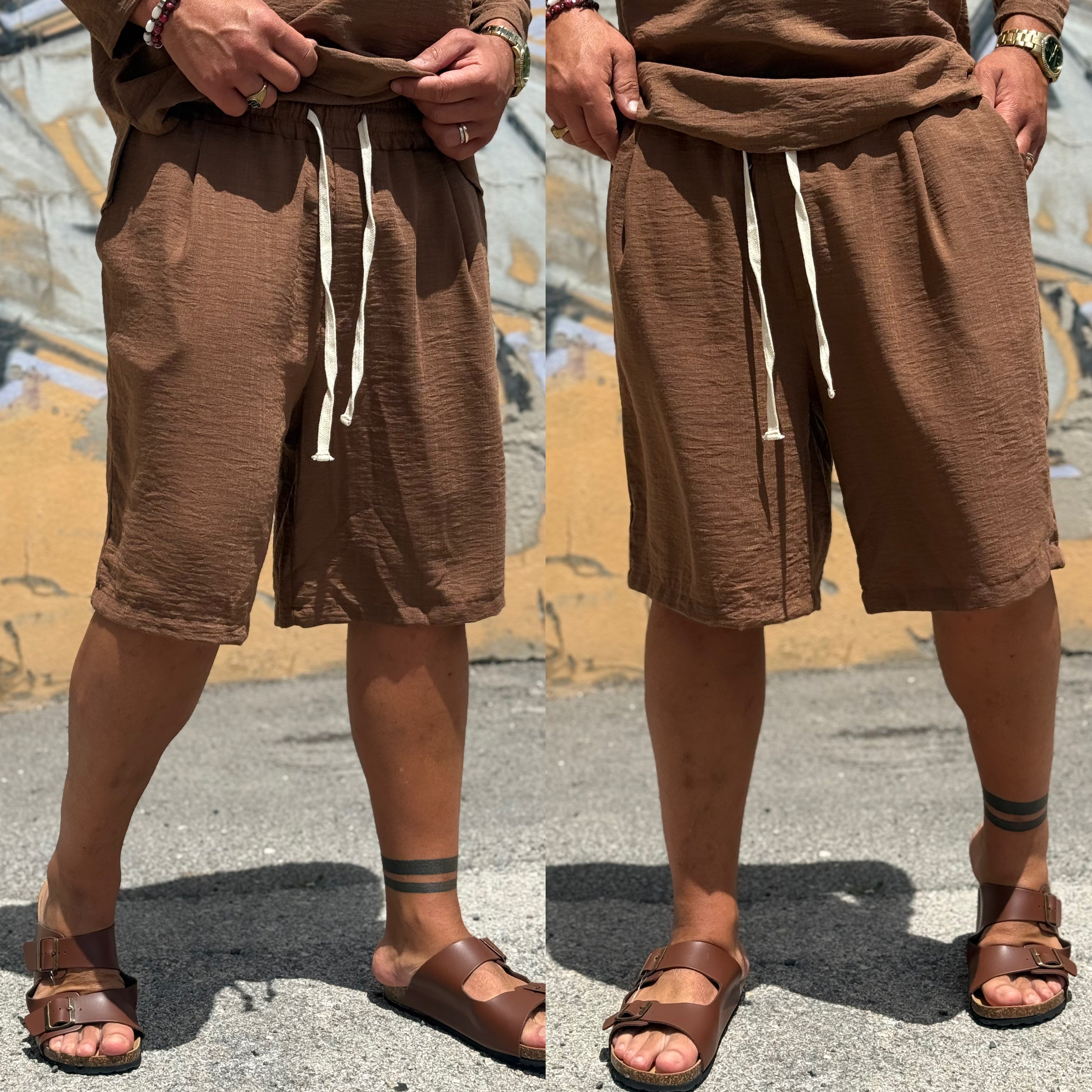 Coordinato Bermuda e camicione tulum