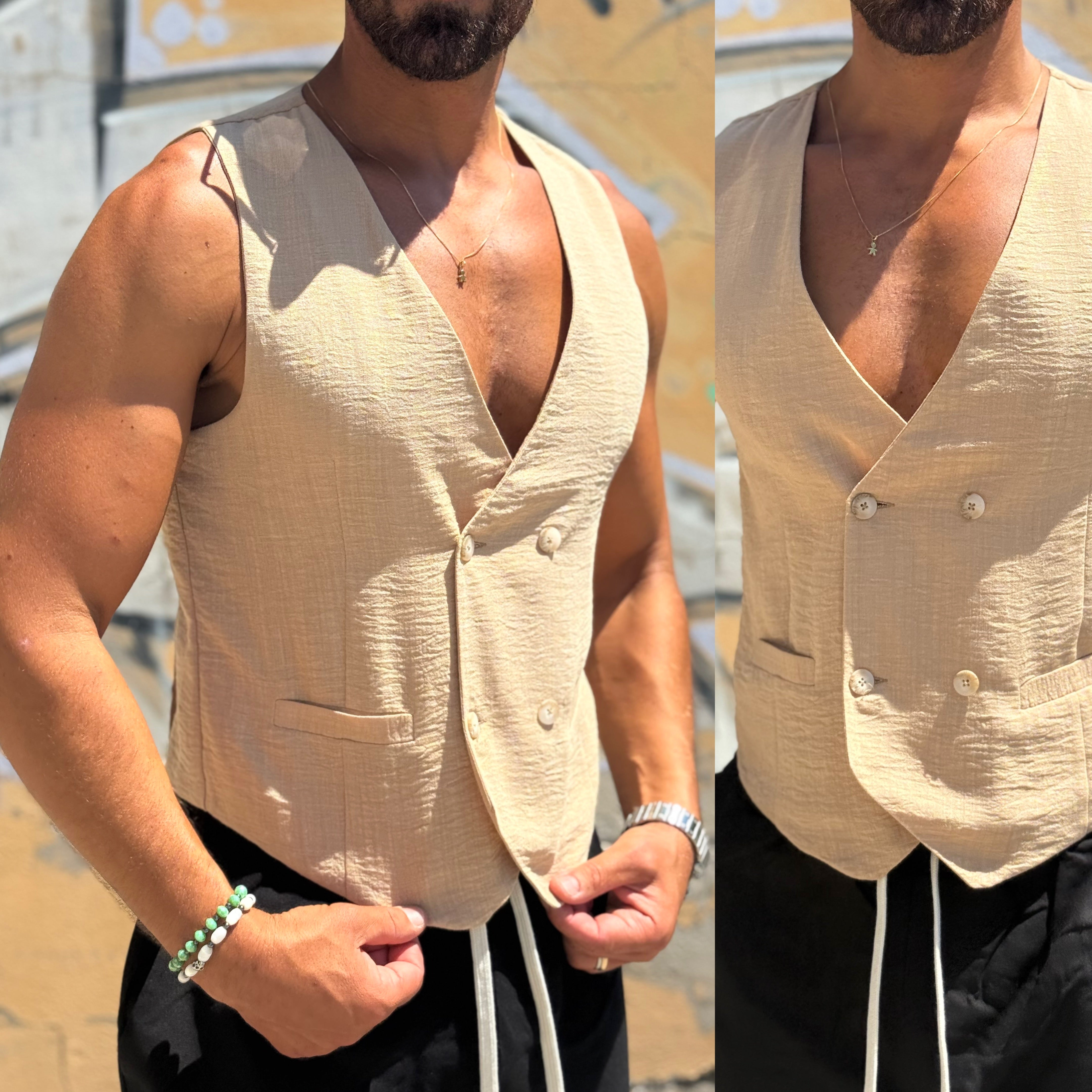Panciotto limited gilet doppiopetto Overd