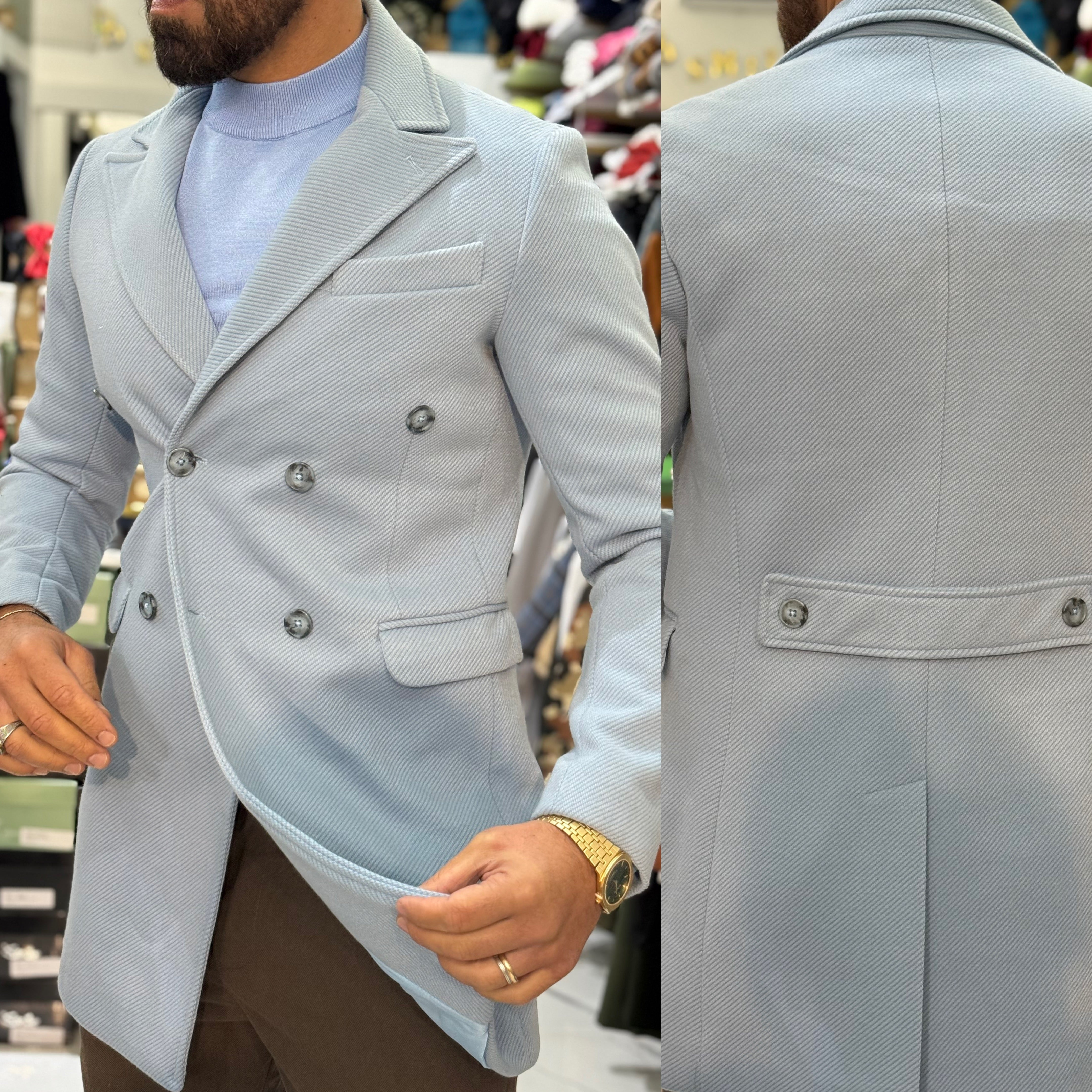 Cappotto Ddsmile con martingana sartoriale