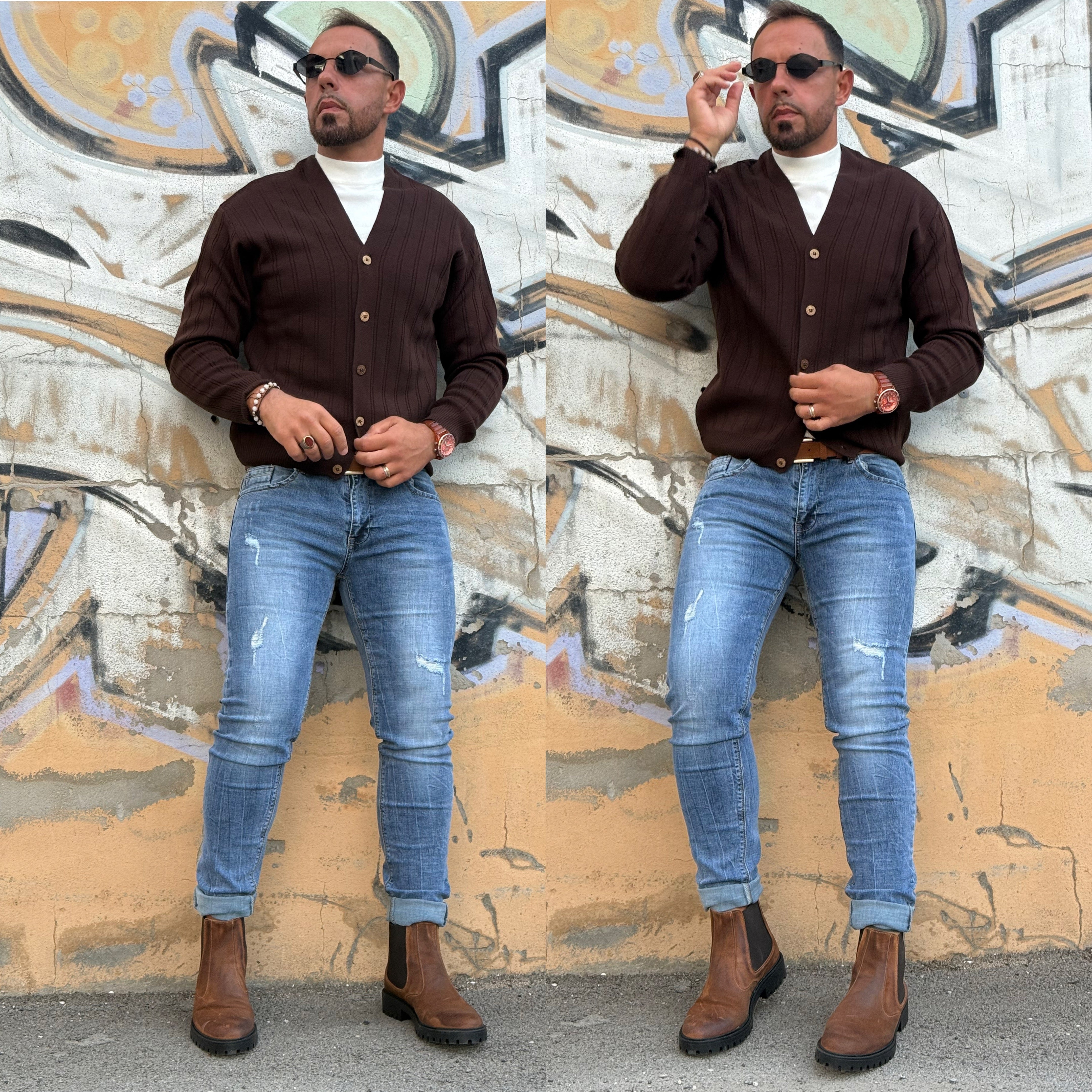 Cardigan a costine blacksunday
