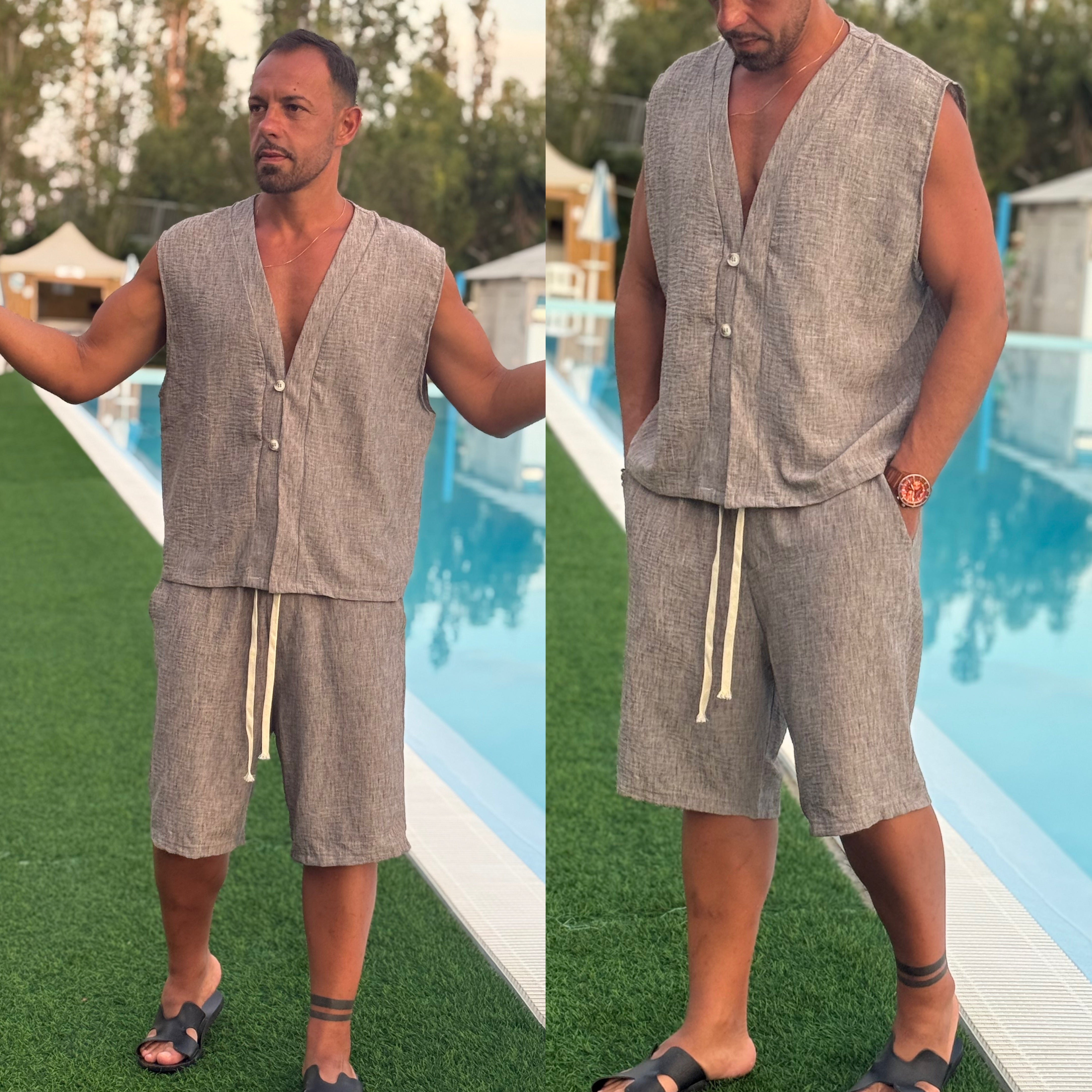 Coordinato camicia e bermuda scalea